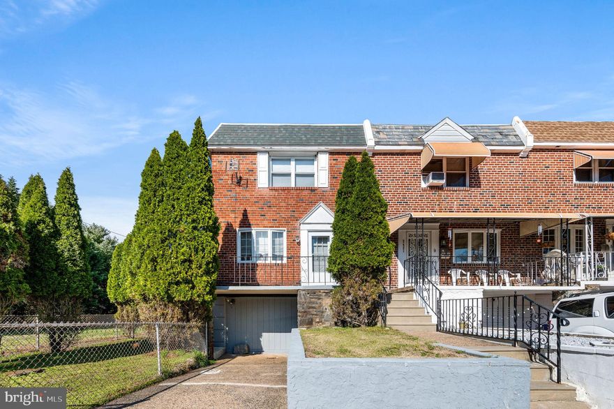 Lovingly Maintained Corner Home in Elmwood Park – First Time on the Market Since 1964!

Welcome to this charming and well-cared-for home in the heart of Southwest Philadelphia's Elmwood Park neighborhood. Owned by the same family for over 60 years, this spacious 3-bedroom gem sits on a generous corner lot, offering both privacy and convenience.

Step onto the welcoming front porch and into a bright, sun-filled interior. The home features a large above-ground basement with a walk-out door — complete with an existing toilet, making it easy to convert into a half bath or create additional living space.

Enjoy the outdoors from your private rear patio or relax in the lush side yard, surrounded by mature trees that create a peaceful, secluded setting. The property also includes driveway parking for added convenience.

Perfectly located with quick access to I-95, the Philadelphia International Airport, and just a few from the 36 trolley and a bus stop on the corner — getting downtown or around the city is a breeze.

Whether you're looking to settle in or invest in a solid, lovingly maintained home, this rare find in Elmwood Park offers the perfect blend of comfort, character, and accessibility.