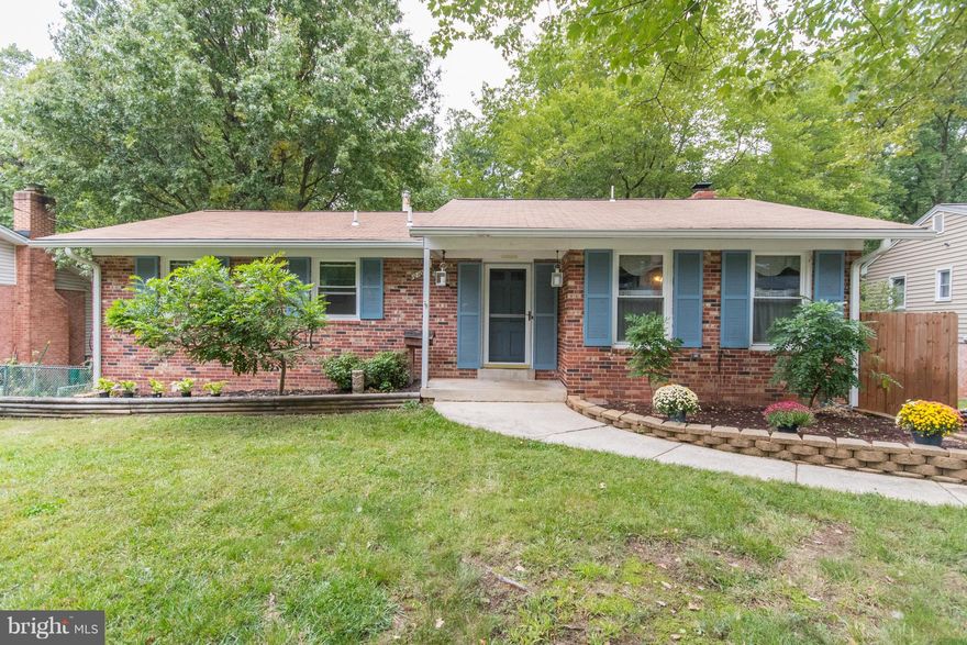Roof (2014), Washer (2014),Fridge (2013), Disposal (2016), Furnace (2012).Hardwood floors on 1st level Under carpet. Brick front 3 bedrooms and 2 bathrooms. Large eat in kitchen. Dining room and living room with lots of natural light. Finished walk out LL w/ wood burning fireplace. Large laundry room with laundry sink.  Extra storage room.  Close to major commuter routes, shopping and restaurants.