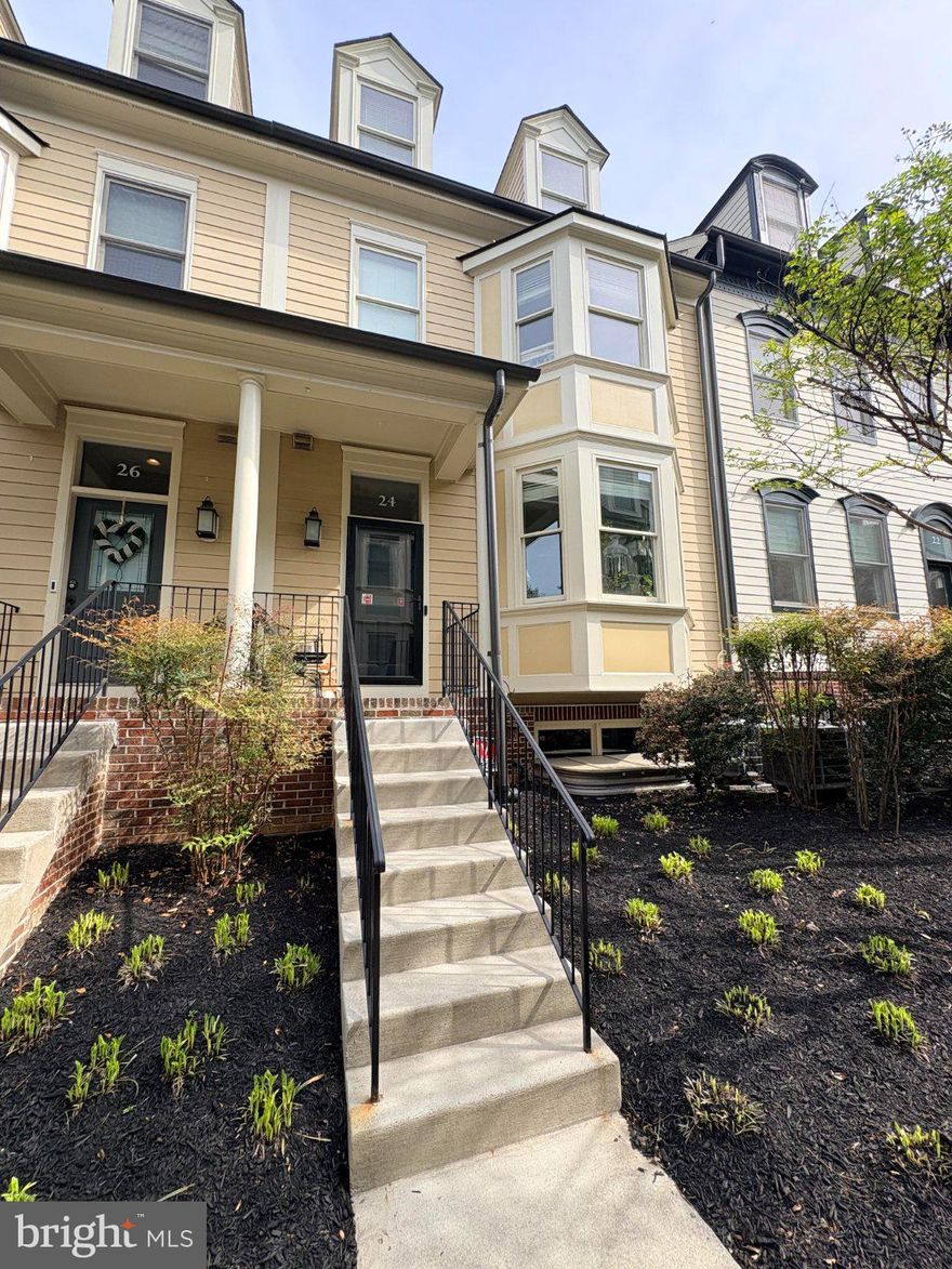 Welcome to 24 Maxwell Sq, a gem nestled in the heart of Frederick, MD, where modern living meets historic charm. This meticulously maintained townhome offers the perfect blend of comfort, style, and convenience.

Step inside and be greeted by an inviting open floor plan, awash with natural light. The spacious living area flows seamlessly into a large dining area and a gourmet kitchen, complete with granite countertops, stainless steel appliances including a  natural gas stove with a double oven, and an island that’s perfect for entertaining or casual weekday meals. Upstairs, you'll find generously sized bedrooms, including a serene primary suite with a walk-in closet and a luxurious en-suite bath with a heated towel rack and everything you need to relax after a long day.
The perks don’t stop indoors! The home features a balcony with an overhanging pergola, ideal for morning coffee or evening unwinding, and the attached garage adds both convenience and extra storage. Plus, living here means you're just steps away from the best of Frederick—think charming boutiques, award-winning restaurants, and lively cultural events. Just a stone's throw away from Carroll Creek and everything downtown Frederick has to offer. And with easy access to commuter routes, getting to DC, Baltimore, or Northern Virginia is a breeze.

This is more than a home; it’s a lifestyle upgrade. Don’t miss your chance to make 24 Maxwell Sq your own—schedule your private showing today!