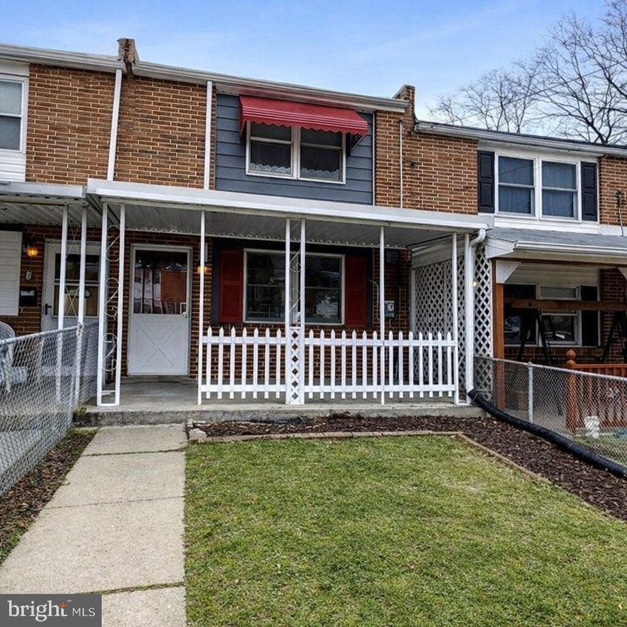 Welcome to this charming townhome in Riverview featuring 3 bedrooms, 1 full bath, and endless potential. Enjoy fully fenced front and rear yards, a deep backyard backing to peaceful wooded views, and a spacious storage shed/workshop perfect for hobbies, projects, or additional storage. Inside, the country-style kitchen offers select appliances, while built-in shelving and generous storage can be found throughout the home. Ideally located near schools, shopping, and major commuter routes including I-695 and I-295, providing easy access to downtown Baltimore, BWI Airport, and surrounding areas. Whether you're a first-time homebuyer or investor, this is a fantastic opportunity to build equity and make it your own!