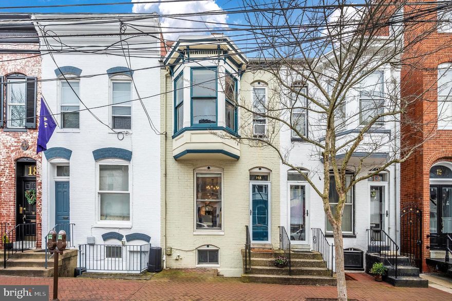 .This historic and spacious rowhome is nestled in the heart of downtown Frederick, has been updated, and is ready for its new owner(s)! This home boasts the perfect combination of historical charm and detail while maintaining a functional living space with room to spare. Some of the many updates completed include: fresh paint (2024), updated landscaping (2024), new back porch (2023), new fence (2022), new AC units (2022), exterior mortar work (2022), tree work (2022), new tub enamel (2023), refinishing and interior repairs (2022), custom storm doors (2020), replacement of all kitchen appliances (2020), new skylight in bathroom (2020) and an updated boiler (2019) to name a few. 
A fully-fenced in back yard, deck and fire pit patio area offers a private setting to relax, unwind or entertain. Enjoy cooking in the bright and updated gourmet kitchen with granite countertops, new appliances and custom cabinetry. Keep things simple with convenient laundry located on the bedroom level or create a custom space in the unique and charming loft area, the possibilities are endless! This home is close to everything you’ll love about downtown Frederick including restaurants, shopping, arts, entertainment and more. Don’t miss out on this opportunity to own a piece of the heart of downtown Frederick. **Sellers have set an offer deadline for any offers of Sunday 3/17/24 by 5:00 pm. Thank you!**