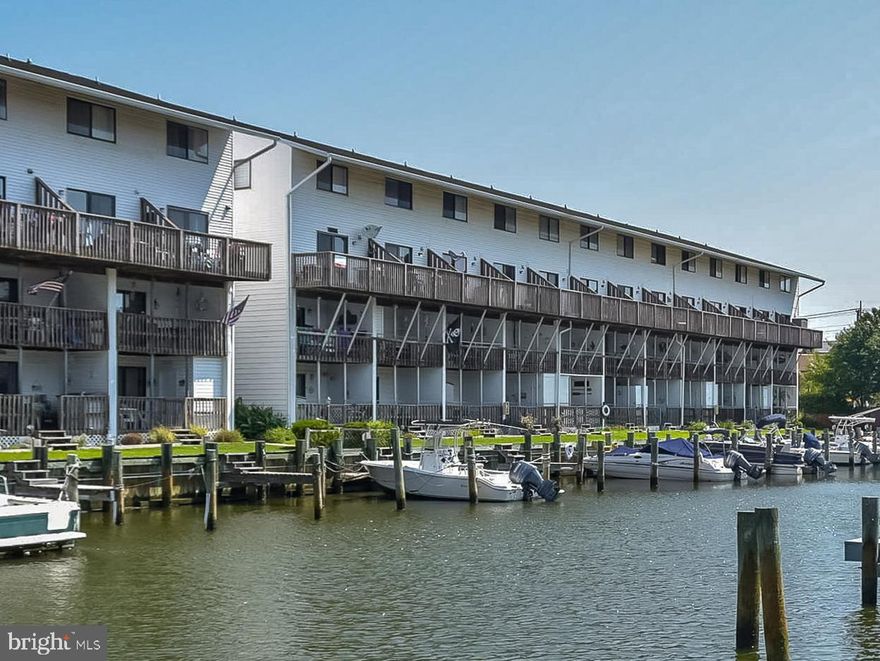 Looking for a Rental with a Boat Slip? You’ve Found It! This waterfront gem isn’t just a dream retreat. It’s an income producing opportunity, grossing $21K in 2024! 
Welcome to an affordable, two-level waterfront condo that comes complete with your very own boat slip #36. Located in North Ocean City, just 2.5 blocks from the beach, this condo offers canal and bay views even a peek of the ocean! The main level features an open kitchen with an eat-in dining area, a spacious living room, and access to a private balcony overlooking the water. Upstairs, you’ll find a generously sized bedroom and a nicely updated full bath.
Jockey Beach Club is a self managed community with pool and boat trailer parking.  Just two blocks to Northside Park and access to shopping and restaurants.  Whether you’re looking for a savvy investment or a serene spot to enjoy the water. Don’t let this one slip away, schedule your private showing today!