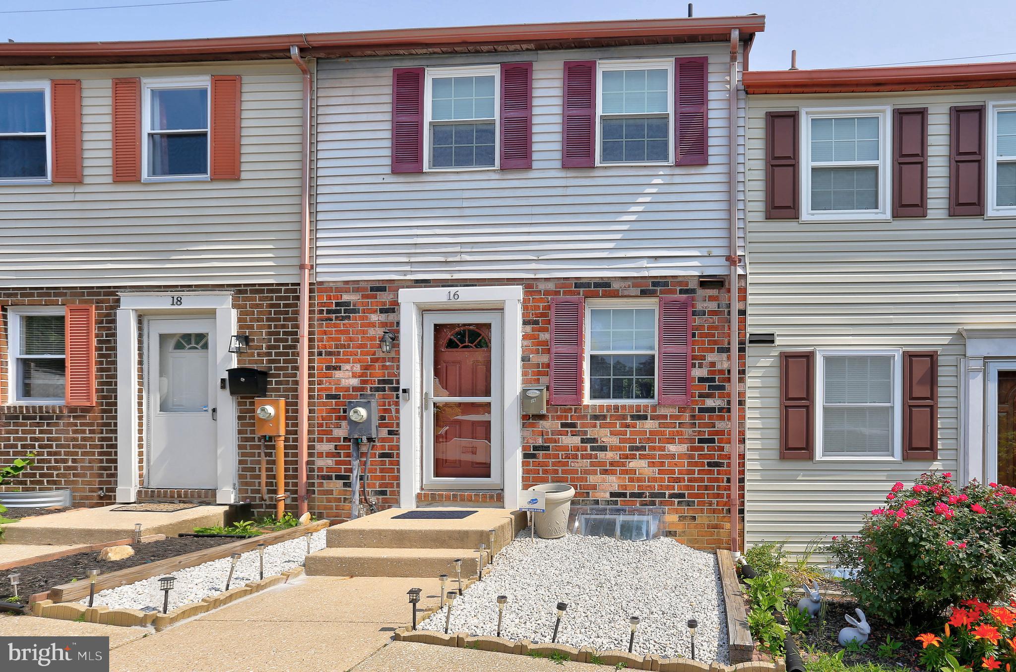 Welcome to 16 Garrison Ridge Ct, a charming townhouse nestled in the heart of Owings Mills, MD. This immaculate home offers 1,536 square feet of comfortable living space, featuring 2 spacious bedrooms and 2.5 baths, ideal for modern living.
Step inside and be greeted by gleaming elegant hardwood floors, complemented by sophisticated recessed lighting that enhances the home's warm ambiance.
The well-appointed kitchen boasts ample cabinetry and a welcoming atmosphere for cooking enthusiasts. Adjacent, you'll find a convenient powder room for guests. Upstairs, the bedrooms provide roomy retreats, each designed with comfort in mind.
Outside, enjoy the serenity of both a front yard and a back yard, perfect for gardening or outdoor gatherings. The patio offers a lovely spot for relaxing with your morning coffee or hosting BBQs.
Practical features include a full finished basement , central AC for year-round comfort, and a dedicated laundry area with a washer and dryer. Parking is a breeze with assigned spaces for residents and additional guest parking available.
Don’t miss the opportunity to make this delightful townhouse yours. Experience the perfect blend of comfort and convenience at 16 Garrison Ridge Ct. Schedule your private tour today!