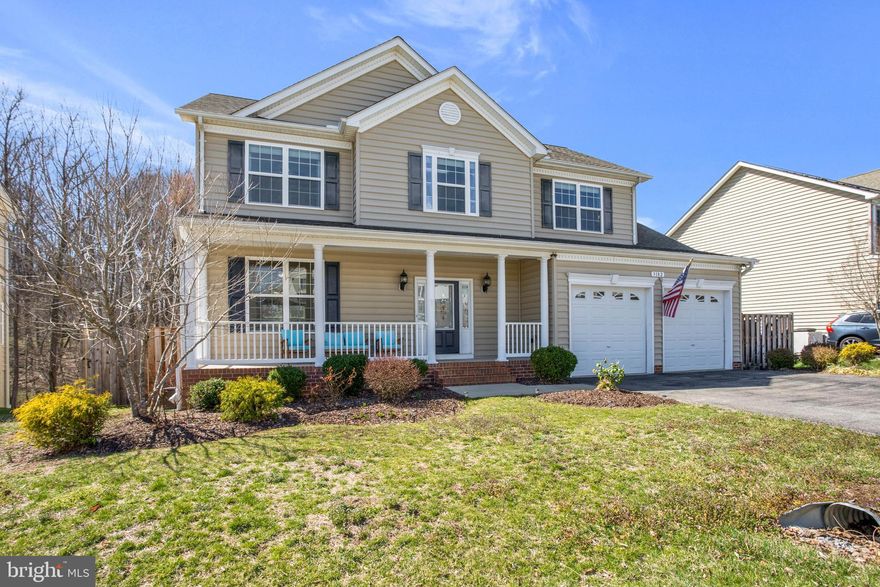 PRICED BELOW MARKET! Welcome Home to this cozy Colonial in the heart of Chesapeake Village.  Boasting 5 spacious bedrooms, 3 full baths, and a 2-car garage, this home provides plenty of room for your growing family. The deluxe kitchen, featuring beautiful granite countertops and a gas stove, is a chef's dream—ideal for preparing meals and entertaining guests. The elegant family room, complete with a cozy fireplace, creates the perfect space to relax on winter evenings. The finished basement adds even more living space, including an additional bedroom and full bathroom—perfect for guests or as a private retreat. Step outside and enjoy the expansive backyard that backs up to a peaceful forested greenspace, offering a serene setting for outdoor activities. Conveniently located with a short commute to Washington D.C., Andrews Air Force Base, and Pax River, you'll enjoy easy access to major highways. Plus, you're just moments away from shopping, restaurants, and nearby beaches, ensuring you’re close to all the best local amenities. Don’t miss the opportunity to make this beautiful home your own—schedule a showing today!