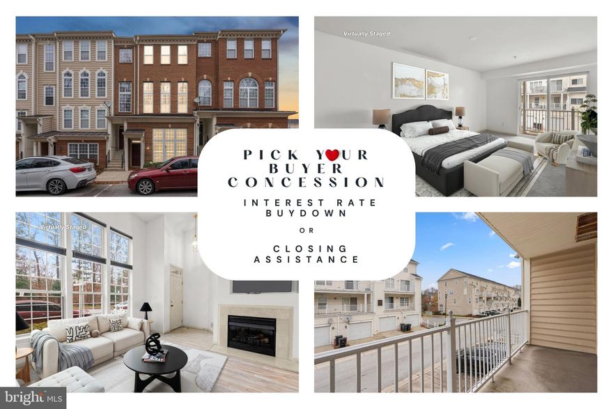 Pick your buyer concession: Interest rate buydown or closing assistance! Welcome to 12250 Open View Lane #811, a bright and contemporary two-level townhome-style condo in the sought-after Watkins Place community. The main floor showcases an airy living and dining area with a soaring ceiling, expansive windows that flood the space with natural light, and a cozy fireplace that anchors the room. Durable LVP flooring adds modern appeal, while the adjacent kitchen features ceramic tile, stainless steel appliances, and efficient workspace. A convenient half bath completes this level. Upstairs, the primary suite offers a private bath and walk-in closet, accompanied by a second comfortably sized bedroom, an additional full bath, and in-unit laundry; all bedrooms are finished with plush carpeting.

The outdoor setting includes landscaped common areas and community walkways, creating a pleasant backdrop for everyday living. Residents enjoy quick access to major commuter routes, including I-495, Route 4, and Route 301, as well as nearby transportation options such as Largo Town Center Metro Station. Major employers—Joint Base Andrews, UM Capital Region Medical Center, MGM National Harbor, and the federal corridor—are all within easy reach. Shopping, dining, and entertainment abound at Ritchie Station Marketplace, Woodmore Towne Centre, and the National Harbor waterfront. For recreation, residents can explore Watkins Regional Park, the National Capital Track & Trail, and a variety of local museums and cultural venues across Prince George’s County.
FHA financing may not be available for this condominium—please check with your lender.
Mortgage savings may be available for buyers of this listing.