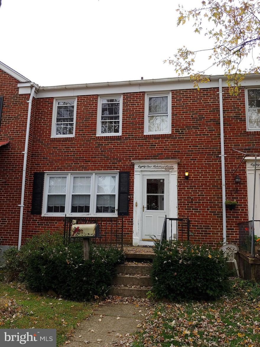 Convenient location near Towson, Large 3 Bedroom 2 full bath and a 1st floor flush, Hardwood floors throughout  the house, Newer windows, CAC, basement exit is at ground level, fenced in back yard with large parking area, full bath in basement,  pull down attic stairs to large storage area,, home needs TLC but would be perfect for the buyer looking for sweat-equity,  or to renovate. DO NOT USE DECK STEPS they are in need of repair/replacement ***AS IS***SELLER WILL MAKE NO REPAIRS***(no FHA contracts) any inspections are for information purpose only