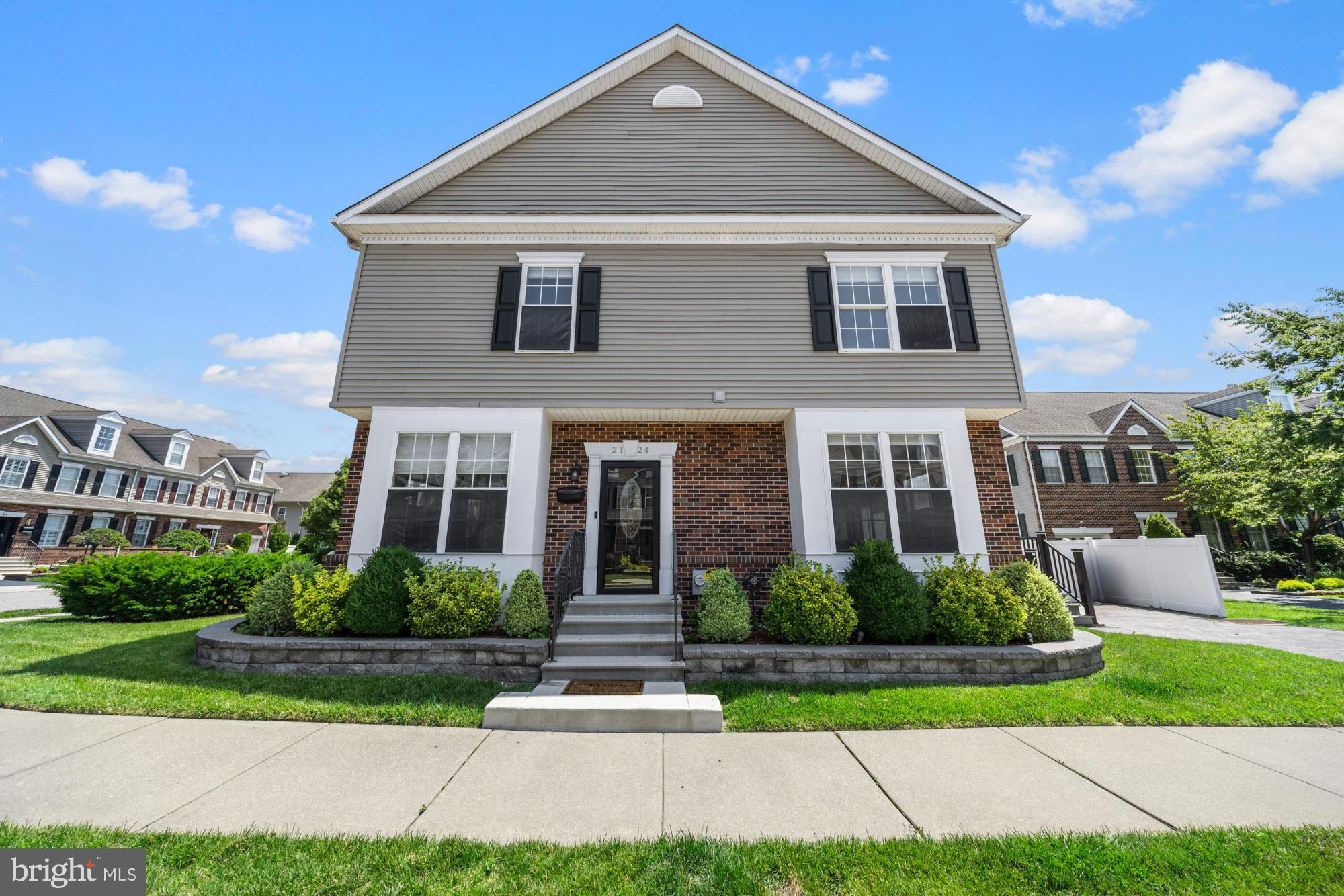 Move right into this meticulously maintained 2 bedroom 2.5 bath home located in The Reserves at Packer Park. Open living space with lots of natural light with tile & hardwood flooring on the 1st floor with a custom marble and slate stone television stand . You will find detailed custom moulding and wainscoting throughout the entire home. The chef's kitchen has quartz countertops , island, soft close white cabinets, farm sink and stainless steel appliances. A large dining area with chandelier and marble mantlepiece are the finishing touches for this space. Relax in the primary bedroom that has a large walk in closet with a marble shower with multiple shower heads. The second bedroom has another large walk in and its own full bathroom. Private driveway with trex deck. Close to major highways and bridges as well as sports complexes , FDR Park , PHL Airport and Live Casino. This is a must see home!