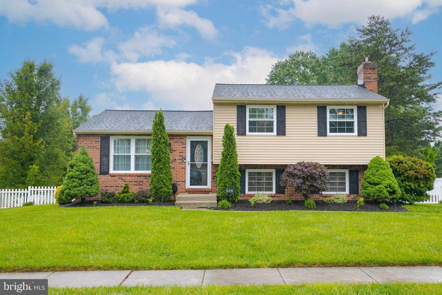 Hot Property Alert!  Welcome to 509 Westwell Lane in the highly desirable community of Marywood.  This spacious split level sits on a corner lot with vinyl fencing and flat backyard.  Entertain this Spring and Summer on your large deck!  Lots of beautiful landscaping and opportunity to garden.  When you step into your new home, you're going to love the LVP flooring on the main level.  Neutrally painted throughout.  Updated eat-in kitchen that includes white custom cabinets, granite countertops, tiled backsplash and stainless steel appliances.  3 bedrooms on the upper level with 2 full baths.  Bathrooms have been updated.  You'll enjoy a finished lower level living area that includes a pellet stove with stone surround and a TON of Storage.  Other updates include: Architectural Shingle Roof (2020), GE Profile Washer/Dryer (2021), Water Heater (2021), Replacement Windows in Front (2023), Outside Condensing Unit (2020).  Schools for this home include Red Pump Elementary, Bel Air Middle and Bel Air High.  Enjoy evening walks around the sidewalk lined community of Marywood or come on in to the Town of Bel Air to enjoy shops and restaurants.  OPEN HOUSE on Saturday 5/31 from 11-1pm and Sunday 6/1 from 12-2pm OR schedule your own private appointment because this beautiful home will not last long!