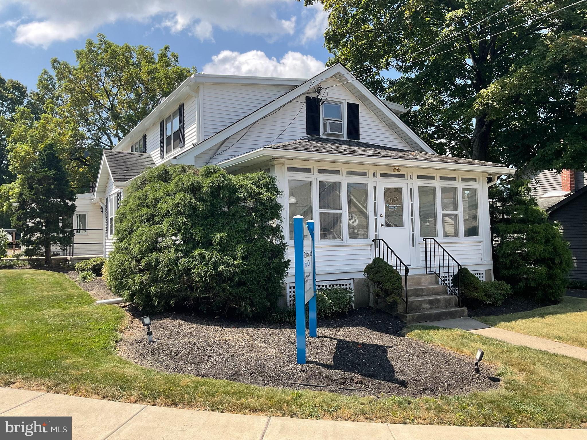 Exceptional opportunity to own a professional office in the heart of Doylestown Borough. This charming property features all hardwood floors throughout the first floor, creating a warm and professional atmosphere for both patients and clients. Highlights include: Great central location in desirable Doylestown Boro Two-car detached garage with additional parking potential; second floor with private exterior entrance, ideal for a separate office, staff space or rental income. Its versatile layout is perfect for medical, dental or other professional use. Don't miss your chance to establish your practice or investment property in one of Bucks County's most sought after towns.