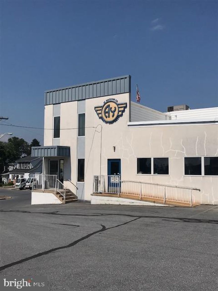 29,200 (+/-) SF freestanding industrial building operating as a machine shop located in Ephrata Borough. Comprised of 2,300 (+/-) SF of finished office area including lunch room, conference room, and private offices. Also includes five (5) drive-in doors and two (2) overhead doors with ceiling heights of 8'-18' (+/-) clear. Sale includes two parcels: 260-29907-0-0000 and 260-12201-0-0000. Also available for lease. Contact Tom McDermott for details.