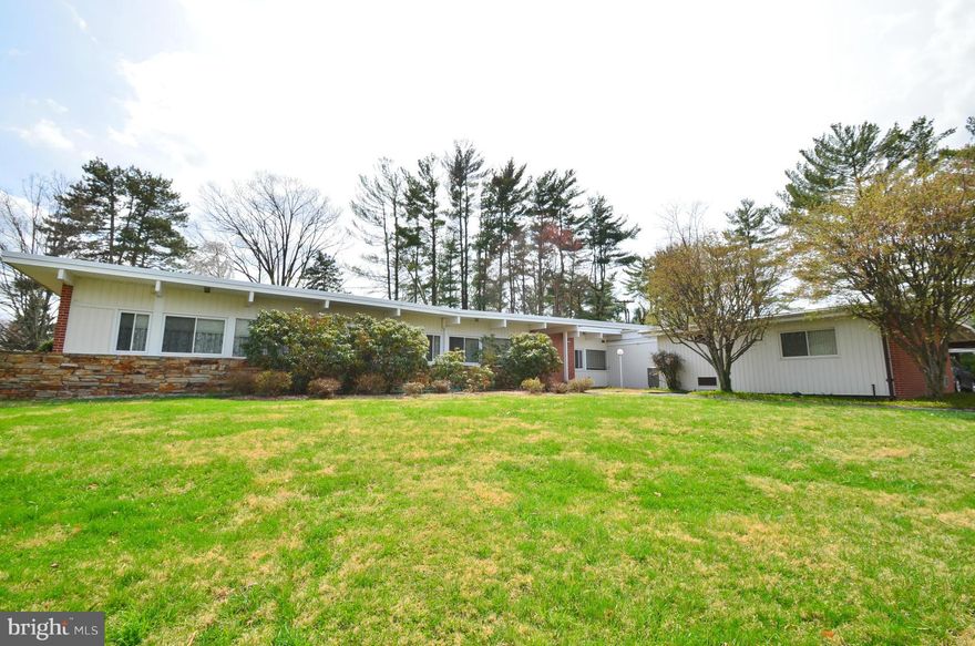 Spectacular 4BR/3.5BA Gordon Sugar built Rancher in Pikesville with in-ground pool, gazebo & bar, entire walls of windows, and added living space including family room and office. Incredible location. Tile and granite eat-in kitchen featuring partial brick walls make this space stand out. Fenced rear yard, two 2-car carports, mature plantings and magnificent landscaping complete the picture.