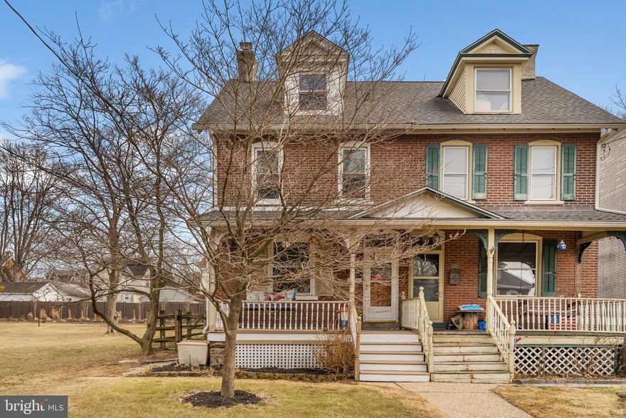 Welcome to 313 Shearer Street, a charming 3 bed/1 bath home in the heart of North Wales a very short walk to Main Street and all of the restaurants and shopping, as well as a short distance to the train station.

Step inside from the cozy front porch, perfect for enjoying a morning cup of coffee, into the living room, which opens to the dining room with bamboo flooring and an abundance of natural light. The dining room is perfect for hosting gatherings and enjoying meals prepared in the large, well-equipped kitchen. Beyond the kitchen is a back porch, which can be used as a mudroom or office and offers access to the back deck and yard.

This home boasts three generously sized bedrooms, providing ample space for rest and relaxation. The bathroom is thoughtfully designed for convenience and functionality.

The third floor has an attic that can be finished for an additional bedroom, primary suite or for whatever best suits your needs. The unfinished basement, offers plenty of storage or potential to finish for another level of living space.

Enjoy outdoor living on the charming porch or unwind on the deck, perfect for entertaining or simply soaking in the peaceful surroundings. Parking is a breeze with a garage and street parking available.

Discover the potential of 313 Shearer Street and make it your own personal haven. Schedule your visit today and experience all this lovely home has to offer!