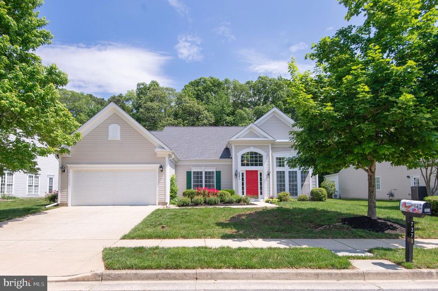 Welcome to Easton Club East, one of the area's most sought-after 55+ communities.  This beautifully cared-for Merion model, with 3 bedrooms, 2.5 baths, 2700+ sq.ft. of open living space, is situated on a premier lot backing to trees.   

The foyer sets a welcoming tone, leading into the formal dining area, sun-bathed sitting room, and the main living spaces. The two-story great room with fireplace flows naturally into the open kitchen and sunroom. The gourmet kitchen with a breakfast nook features granite countertops, a breakfast bar, stainless steel appliances, and a pantry. Adjoining the kitchen and living room is a sunroom which all together creates a bright and spacious atmosphere. The sunroom opens to a paver patio, perfect for morning coffee or evening downtime, with a backyard framed by established landscaping and backing to mature trees.

The main-level primary suite, overlooking the rear yard, provides a private retreat with a walk-in closet and en-suite bath. Upstairs, guests will appreciate two additional bedrooms, a full bath, and a versatile loft that overlooks the home’s open entry and great room. A two-car garage and generous attic storage add practical convenience and completes the residence.

Easton Club East residents enjoy outstanding community amenities including a clubhouse with fitness center, library, ballroom, game room, meeting space, and billiards. Also featured are a swimming pool, tennis and pickleball courts, bocce courts, a putting green, nature paths and trails, and scenic ponds. Conveniently located just minutes from downtown Easton and its dining, shopping, parks, grocery stores, healthcare, and local favorites. Easy access to St. Michaels and Oxford for even more Eastern Shore charm and day-trip options.