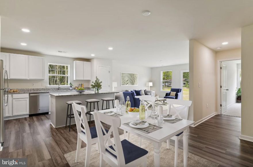 RECENTLY UPDATED- Price shown includes the Base House Price, the Lot, and the Estimated Lot Finishing Cost Only.
TO BE BUILT. NEW CONSTRUCTION. Beautiful lot co-marketed with Caruso Homes. This model is the ----TRIUMPH---- a well-designed single-story ranch offering 4 bedrooms and 2 baths with an open-concept layout perfect for first-time buyers or those looking to downsize. The Great Room opens to a spacious kitchen with center island and pantry, flowing into a dining area ideal for everyday living or entertaining.
The Primary Suite is privately situated at the rear of the home, featuring a walk-in closet and an en-suite bath with dual sinks, soaking tub, and separate shower. Bedrooms 2 and 3 share a full bath, and Bedroom 4 at the front of the home is perfect for guests or a home office.
Enjoy flexible design options including:
– Covered front porch
– Optional side-load 2-car garage
– Dedicated laundry room
– Thoughtful layout with no wasted space
--- Buyer may choose any of Caruso’s models that will fit on the lot; prices will vary. Photos are provided by the Builder. Photos and tours may display optional features and upgrades that are not included in the price. Final square footage is approximate and will be finalized with final options. Upgrade options and custom changes are at an additional cost. Pictures shown are of proposed models and do not reflect the final appearance of the house and yard settings. All prices are subject to change without notice. Purchase price varies by chosen elevations and options.  Builder tie-in is non-exclusive.