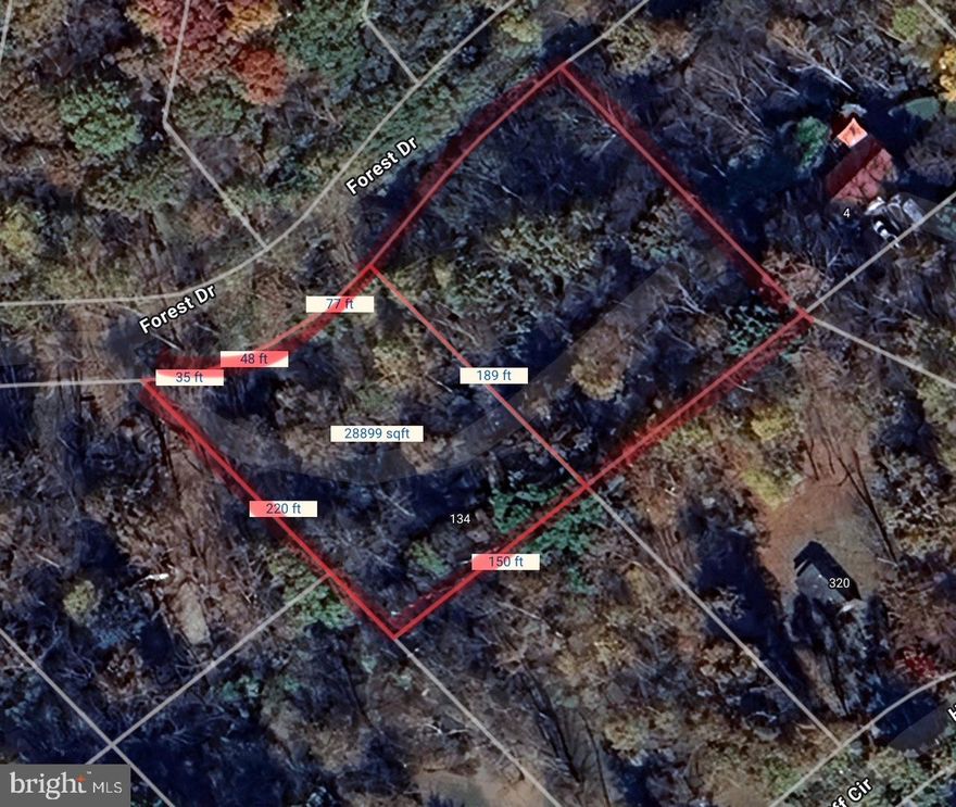 Two building lots, side by side, totaling 1.45 acres with well, septic and electric in place, together with improvements (home in need of total renovation, etc). Sold "AS IS." Community access to Potomac River is at the end of the street!