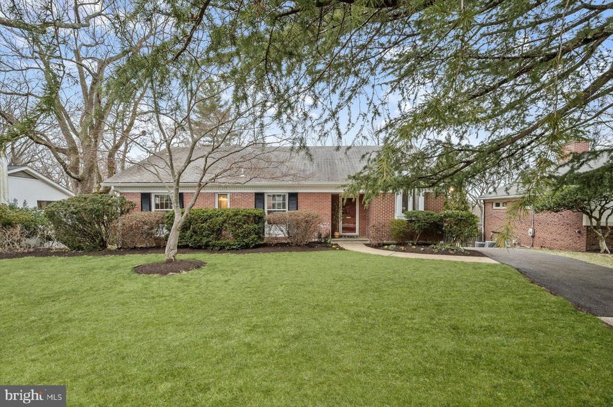 "The Sunset House"!  Fantastic 3500+ sf 4 BR Ft. Sumner rambler with Mid Century Modern vibe--beautiful light and flow and expansive room sizes. Sunset views over the neighborhood to VA skyline. Family/sunroom  off the living room with fireplace. Huge kitchen with skylight, quality wood cabinets, lots of counter space, breakfast bar open to elegant dining room. 3 large bedrooms, 2 large baths up. Fantastic walkout basement with large rec room with fireplace,  possible office space in the rear with window, bedroom with walk-in closet, laundry, storage and 2 car garage (generous turnaround great for games too). Great condition, renovated floors, new carpet, renovated and updated kitchen and baths. SUPERB nearly 11,000 sf level lot, lovely patio in back garden. Whitman schools, 3/4 mi walk to Sumner Place shopping center with Praline cafe, Starbucks, restaurants, grocery, boutiques, convenience stores and more. Fort Sumner neighborhood has Halloween and Luminaria neighborhood events. Close to parks, playgrounds, trails, C&O Canal, bike path on MacArthur, Glen Echo Park with its art classes, social dance, music and art events and more! Open Sunday 1-4.