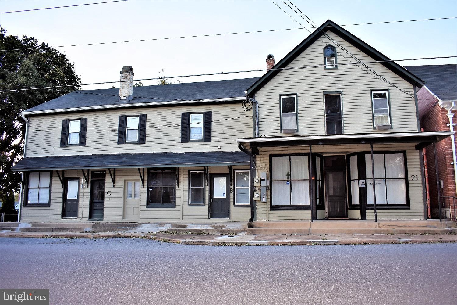 Great investment opportunity with old fashion charm and modern upgrades. Perfect for investor or owner occupant. Live/work in one unit and rent the other two. This 3 unit mixed use property is nearly fully leased with commercial tenants and only 1 vacancy, which would be ideal for an owner/user.