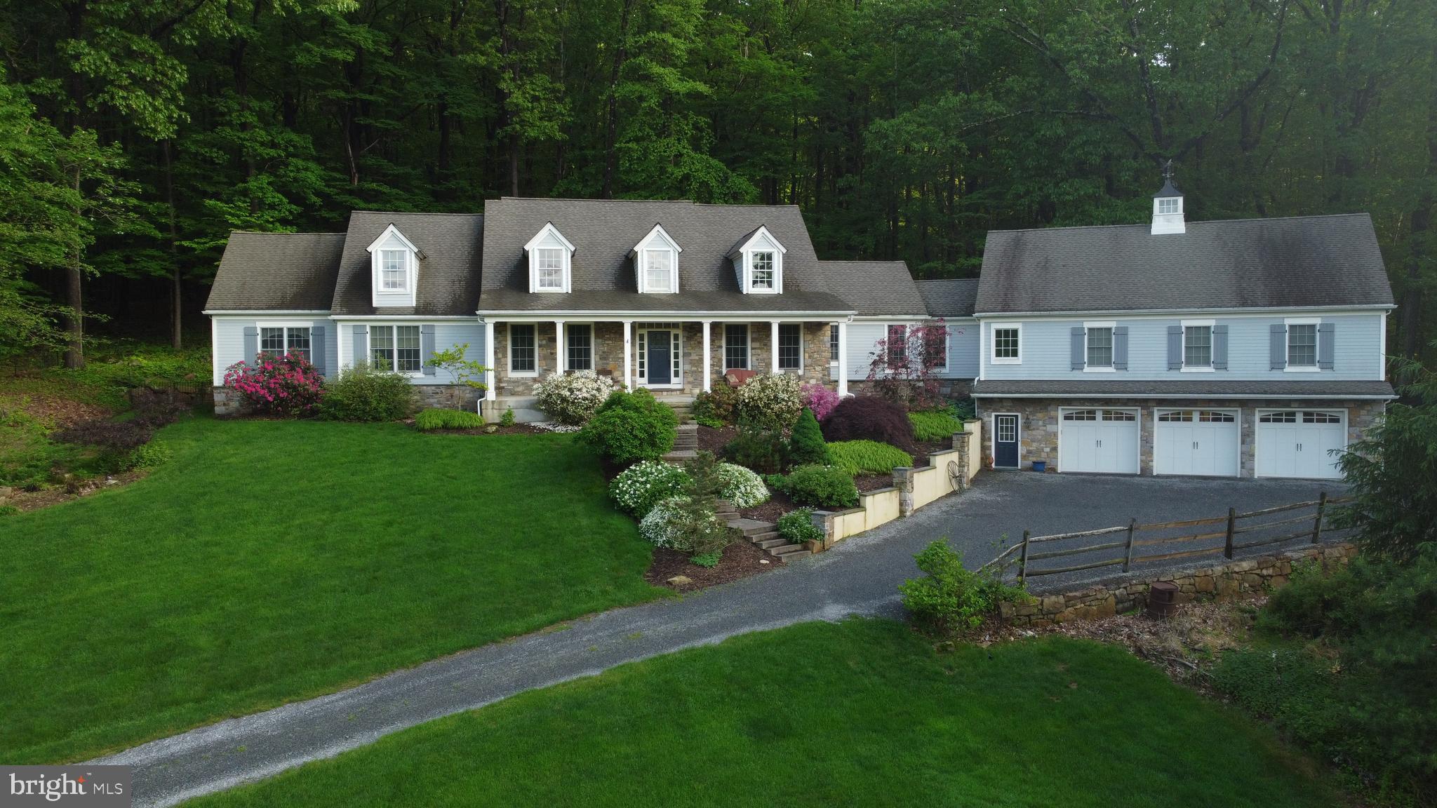 135 Coffeetown Rd is a one of a kind property nestled in the mountains of Williams township. The unmatched design and location of this home make this property a truly unique opportunity. The mature nature and surround give a historic feel while having the amenities of a modern home. The Property is less than a mile from the Delaware river and backs up to Mariton wildlife sanctuary providing 200 acres of preserved land with walking trails and abundant wildlife. This home takes full advantage of the picturesque scenery and sounds of nature. The construction and style of this home is both fitting and functional. Focal points of the interior include the custom kitchen, vaulted great room, over sized master suite, guest bedroom with on suite bath, office room, 3 car garage with additional 1000 sqft shop space, with additional storage above. There is abundant storage and room to expand finished living spaces. Amenities of this home include Radiant floor heat and Anderson 400 series windows throughout. An Elevator shaft, 30 gal well storage tank, on demand hot water, state of the art appliances, custom cabinets, rangehood, a large center island crafted with a walnut top from a tree on the grounds, all add to the charm and function of this brilliantly designed home. Even the minor details have been carefully thought out to add to this remarkable house, Silent motion sensor bathroom vents. Hot and cold outdoor water spigot, additional insulation, and engineered lumber all add to the soundness of this home. Architectural plans are available to finish the second floor loft into 2 additional bedrooms and a full bath.