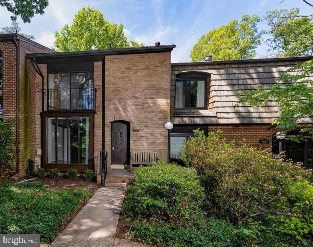 Gorgeous and Bright three level interior townhome with 3 BD/2FB/2HB in sought-after Inverness Forest TH Subdiv, backs up to wooded area. Open floor plan w/ 3 finished levels, hrdwd floors. Eat-in Kitchen, Spacious LR w/ doors to large deck overlooking trees. The living room connects directly into a gorgeous dining room with a sliding door to a covered balcony overlooking the bricked lower patio and trees. The kitchen has plenty of room for additional dining and has tiled floor with a gas range. Upper level has 3 bedrooms 2 baths w/ vanity area, ample closet space, and bathroom in primary bedroom. Finished walk-out low level includes laundry along with a half bath and recessed lighting. Churchill school cluster, Easy access 270 & 495.