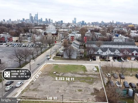 Vacant Land For Sale - 2232 N 28th Street<br/> PHILADELPHIA, PA 19132