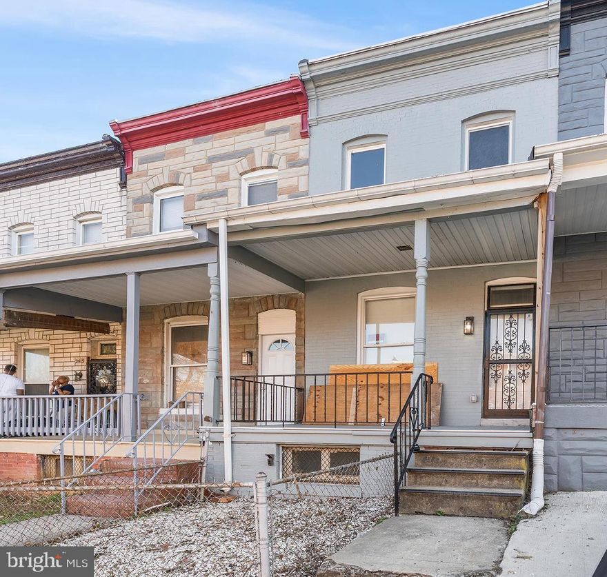 Welcome to 2517 W Pratt St, Baltimore, MD, a beautifully renovated home where modern upgrades meet classic Baltimore charm. This property has undergone extensive top-to-bottom renovations, offering peace of mind and stylish living for its next owner. The interior features brand-new flooring throughout, complemented by a completely updated kitchen with new countertops, modern cabinetry, and a full suite of new appliances designed for both function and style. Major system upgrades include new plumbing, updated electrical, and a brand-new roof, ensuring long-term reliability. The home also includes a brand-new washer and dryer for added convenience. Outdoor living is enhanced with a newly constructed deck, perfect for relaxing or entertaining. The basement has already been framed for finishing, creating an excellent opportunity to add additional living space, a recreation area, or a home office. This thoughtfully upgraded home offers a rare combination of modern improvements, expansion potential, and move-in ready convenience in a convenient Baltimore location.