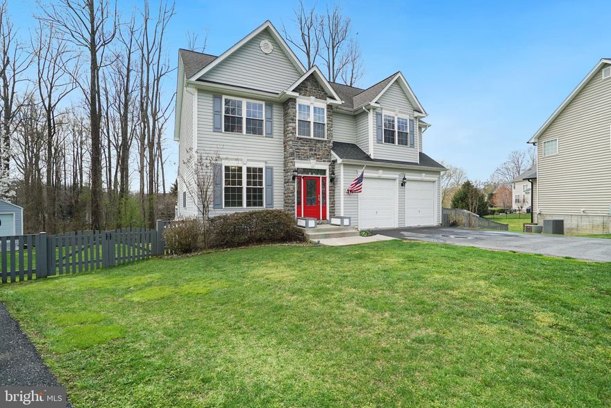 READY FOR  SHOWINGS ON MAY 1!!
Nestled in the heart of Huntingtown, 2789 Queensberry Dr is where modern comfort meets serene rural living. This 4-bedroom, 3.5-bathroom home is a true gem, offering a lifestyle that blends tranquility and convenience. 

Inside you will discover a beautifully updated interior, where every detail has been carefully considered. The spacious floor plan flows effortlessly, boasting modern finishes and thoughtful upgrades that make this home both stylish and functional. Whether you're hosting guests or enjoying a quiet evening, each room feels inviting and well-maintained.

But the magic doesn’t stop indoors. Step out onto the expansive deck and take in the views of the wooded backyard—a private retreat perfect for morning coffee, summer barbecues, or simply unwinding with nature as your backdrop. The outdoor space is a haven for creating memories, surrounded by the peaceful charm of Huntingtown's countryside.

Located in a highly sought-after community of Queensberry, this property offers the best of both worlds: the calm of rural living with the convenience of being just an hour from Washington, DC. Top-rated schools, local amenities, and a welcoming neighborhood make this home an exceptional find.

Take a look at the recent updates:  Roof replaced in 2019, all new kitchen appliances in 2022, whole-house water filter, water softener. Primary bathroom remodel in 2023, upstairs full bath remodel in 2022,  hardwood floors installed in 2023, main floor HVAC replaced in 2023, upstairs unit replaced in 2017, bedroom carpets replaced in 2023.

2789 Queensberry Dr isn’t just a house—it’s the perfect place to call home. Don’t miss your chance to experience everything this property has to offer!
