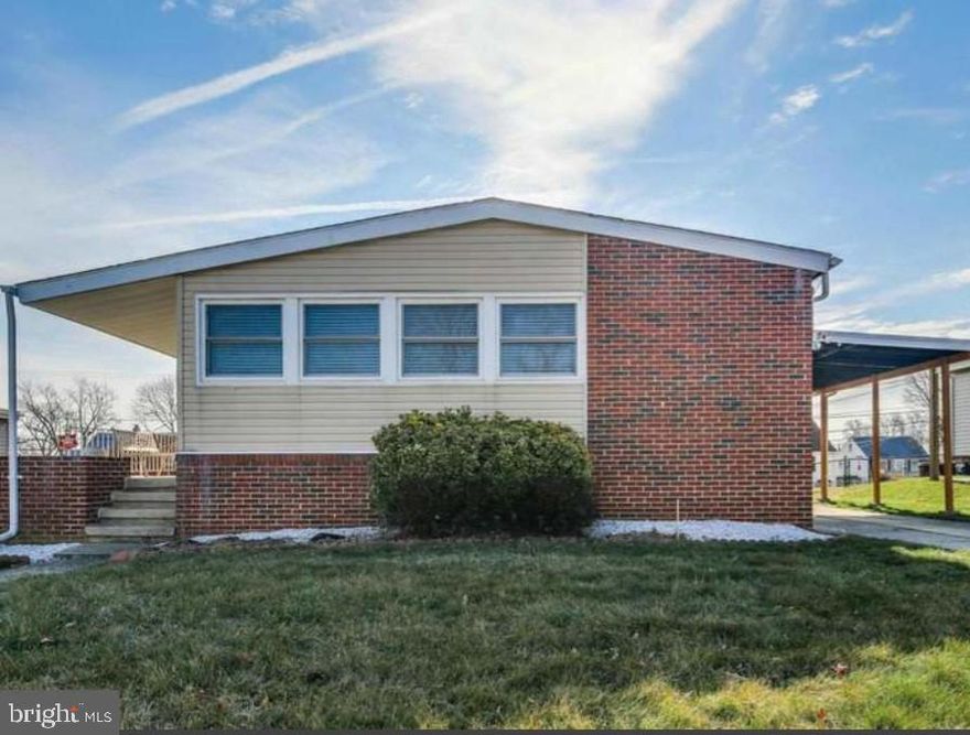 Charming rancher with private driveway, carport and side porch. The fenced in yard offers tons of privacy and is perfect to create your own outdoor oasis.  Conveniently located in established neighborhood, close to I695 and shopping. This property offers three bedrooms , two bathrooms. Beautifully updated kitchen and mechanical systems.  Stainless Steel appliances and wine cooler. Sellers enjoyed relaxing in their primary suite with walk-in closet. Lower Level with bedroom, office/ den, with a possible conversion to 4th bedroom. Cozy Entertainment area with wet bar. Sold AS IS.