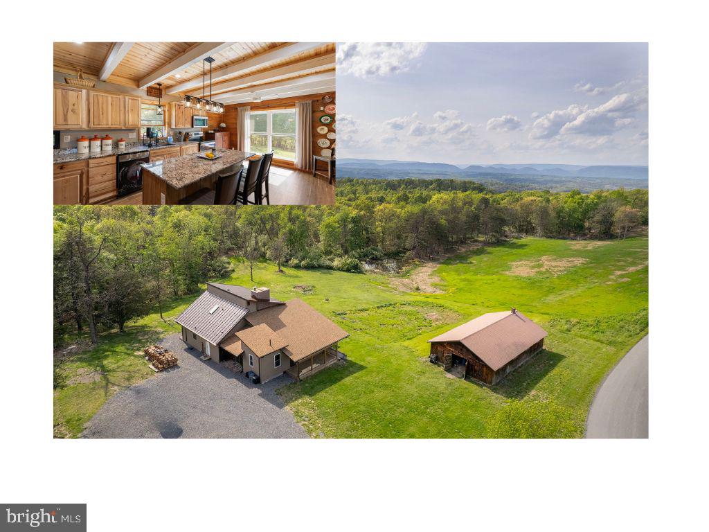 Price Improvement!! Check out this spacious home or farmette with over 2,500 square feet, sitting on a beautiful 136+ acres. Whether you're looking for privacy, hunting land, or the potential to subdivide a lot or two thanks to the road frontage, this property offers a little bit of everything. There’s plenty of room to enjoy the outdoors, raise animals, or just relax in the peaceful surroundings—and with two ponds with large mouth bass in the larger one on the property, it’s perfect for fishing, wildlife watching, or simply taking in the serene views.
The house has had a lot of recent updates. There are 5 brand-new mini-splits that both heat and cool the home efficiently, plus a whole house fan to help keep things cool in the warmer months. For added comfort, there's also a cozy wood-burning stove—perfect for staying warm on chilly nights. The kitchen is a standout with all stainless steel appliances, a double oven, granite countertops, a large kitchen island, and beautiful new hickory cabinets. There’s even a dedicated coffee bar area, perfect for your morning routine or entertaining guests. Other upgrades include new siding, updated plumbing, a new panel box with updated wiring, and a mix of metal roofing and shingles. The home also features 3 new covered decks to enjoy the views, and an 18-foot ceiling in the foyer that adds a grand, open feel.
There's also a workshop or barn that can be used however you like—whether that’s for working on projects, storing equipment, or housing animals. This property has a lot to offer, whether you're looking for a quiet place to live, a hunting retreat, or some potential for future development.