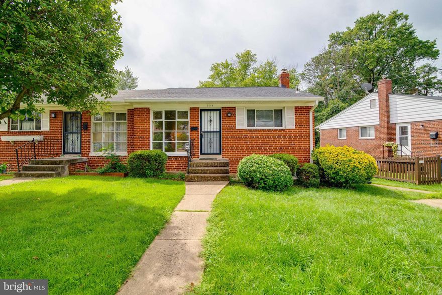 Location, location, location! This lovingly cared for semi-detached rambler is within walking distance to everything you need -- grocery stores, restaurants, shopping, playground  and walking/bike trails. Features hardwood throughout the main level (hardwood under the carpet in the living room!), new roof (Sept. 2018), fresh paint, updated kitchen with self-closing cabinet drawers, eat-in kitchen and a good-sized, fully fenced backyard that backs to a park.  Basement features a bedroom, half bath and lots of space to make  your own. Close to I-95/395 -- 3 miles to King Street Metro and Old Town -- walk to bus stop. No HOA!