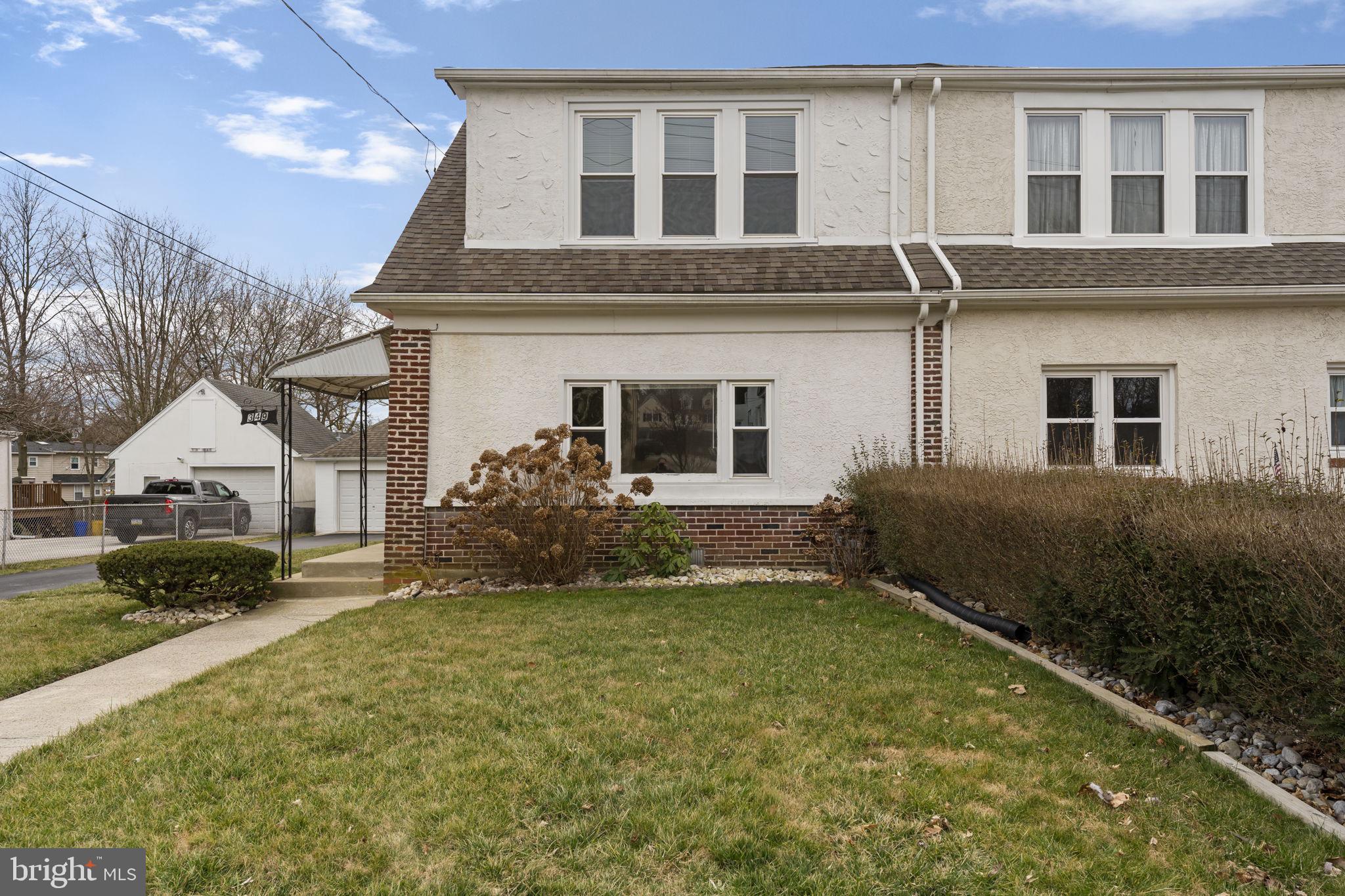 Available 5/1! Welcome to 349 Morris Rd, a light, bright, recently RENOVATED twin in a terrific Wayne location. Newer kitchen with granite countertops, 3-stool breakfast bar, new stainless steel appliances with gas cooking. The 1st floor is completed by the newer powder room. Upstairs you'll find 3 bedrooms and a newer bathroom with granite vanity top and tub/shower combo. Closets have been added to 2 of the bedrooms. The first floor has an office/den in front, living room, and new large kitchen with room for a table. Out back is a covered porch with 2 ceiling fans for those summer nights. The lower level is where you'll find the laundry, plenty of room for storage, and has outside walk-up. Last, but not least you have the detached 1-car garage with electric opener. Morris Rd is minutes to Wayne shops, restaurants, and of course the train station, as well as the Radnor walking trail and local parks. No smoking. No pets.