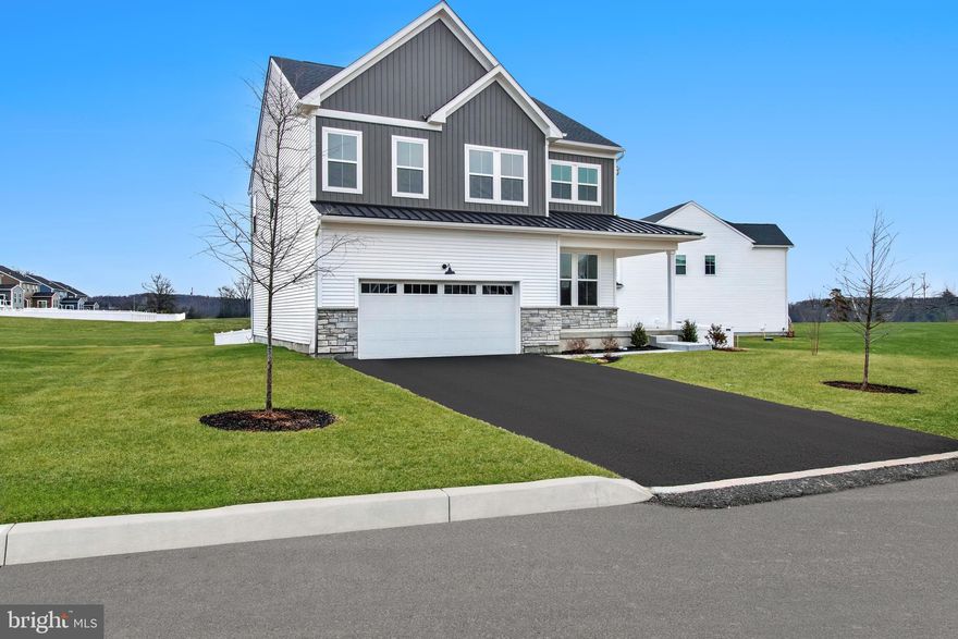 **Newly updated with real photography showcasing the true beauty and finishes of this home. Move-in ready, brand-new construction—no waiting, no guessing, just unpack and enjoy.** This gorgeous single home is ready now, a rare opportunity compared to typical new construction timelines.

Welcome to this beautiful 4-bedroom, 3-bath, two-story home designed for easy living and everyday joy. From the moment you step inside, the open-concept layout feels warm and welcoming, seamlessly connecting the gourmet kitchen, comfortable living area, and inviting dining space—perfect for gathering, celebrating, and making memories.

The kitchen truly shines with 42" stone-colored cabinets, a crisp white tile backsplash, Carrara Breve quartz countertops, and a stainless steel refrigerator already included. Just beyond, the sunny morning room extension is the perfect spot to sip coffee, relax, or enjoy great conversation any time of day.

Upstairs, the owner’s suite offers a peaceful retreat with a tray ceiling, spa-like en-suite bath, and a large walk-in closet. Three additional bedrooms, a full hall bath, and convenient second-floor laundry complete the upper level.

Need more space? The finished basement with a full bathroom opens up endless possibilities—guest space, home theater, game room, or whatever fits your lifestyle. A cozy fireplace anchors the main living area, while the flex room off the foyer is ideal for a home office, hobby space, or quiet reading nook.

Located just minutes from outdoor recreation, Route 422 for easy commuting, Philadelphia Premium Outlets, and the shops, dining, and nightlife of Skippack, this home offers the perfect blend of peaceful living and everyday convenience.

Enjoy the quiet charm of Farm View—but don’t wait. Homes like this, brand new and move-in ready, don’t come around often. Schedule your private tour today and see it before someone else does.

The pictures are of the same floor plan but a different home.

*Please note: Scheduled appointments are encouraged. If using a Realtor, Realtor must be present for first showing. Details and selections will vary. See sales team for details. Taxes to be assessed after settlement.  For open houses, please visit the model home.*