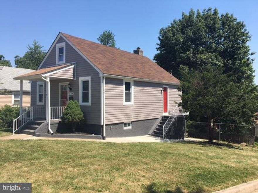 *Open House 7.22.18 12-2p*Beautiful and Gorgeous Rehabbed Home in N.E. Balto.City. Up dates incld: Kitchn w/SS.appli., Cbints.,Ceramic Title, Wd floors thru-out Main lev. ,New Crpt in Lwr and Uppr Lvls, Ba. Rms, Fnshd Bsmnt New HVAC, Ht Wtr Htr, Freshly Painted, New Windows, Alum.Siding, Roof. Pssbl 4th Bdrm uppr Lev.  Grt for 1st time Hm Buyers This Home will Not Last Long!Look for the red Door!