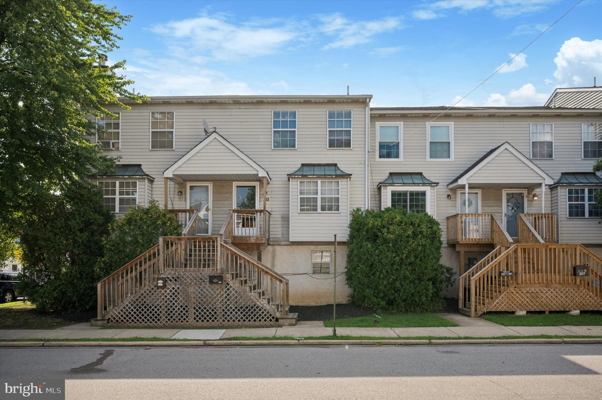 Your new home in Bridgeport Borough just hit the market! Conveniently located near bus lines and the train station, plus major roadways for ease of commuting. The main level includes an open living/dining space, powder room, and new kitchen just renovated in 2024. There's room for a table, plus the sliding glass door to the rear deck for dining al fresco. Upstairs, there are 3 bedrooms, a hall bath that includes a second entrance directly from the primary bedroom, and laundry area. The partial basement is partially finished and needs a small amount of work to complete it. There's also access to the oversized 1-car garage and driveway for additional parking. New roof in 2023, new condenser in 2024. Low monthly HOA fees mean less hassle for you as a homeowner since they handle the lawn care. Be sure to add this home to your list if you're looking for a new home in Bridgeport!