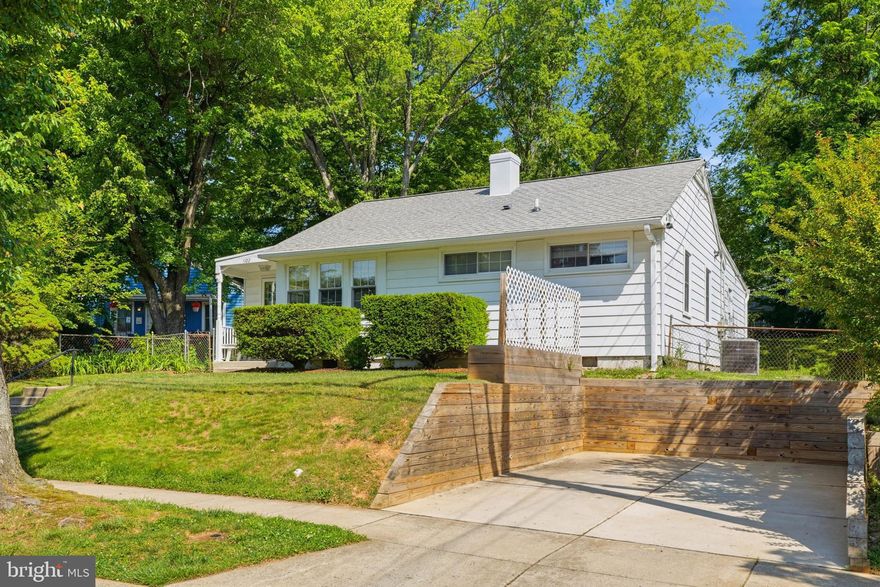 Absolutely adorable 3-bedroom, 2-bath rancher in the heart of Rockville! With an impressive Walk Score of 82, this home offers exceptional convenience—just moments from the Metro, bus stops, shopping, restaurants, parks, and more.
Step inside to a spacious and welcoming vestibule featuring double closets and durable tile flooring.  A glass panel door leads to the front light and bright living room.
The eat-in kitchen features stainless steel appliances and a convenient pantry, ideal for everyday living. It flows seamlessly into the inviting family room, which offers custom built-ins and French doors leading to the backyard, where a concrete patio spans nearly the length of the home, perfect for entertaining!
The primary bedroom is thoughtfully located just off the family room and includes a private en-suite bath with a stall shower and a walk-in closet. Bedrooms 2 and 3 are situated down the hallway from the front living room, providing a traditional and functional layout. The second full bathroom features a tub/shower combination.
The fenced backyard offers a large shed with flooring and electric, heat and cooling, providing excellent storage. A two-car parking pad in the front adds convenient off-street parking.
The home features numerous thoughtful updates, including a refrigerator (2020), oven (2020), roof (December 2021), dryer (2021), garbage disposal (2022), washer (2023), bathroom remodel (2023), shed (2023), dishwasher (2025), and a brand-new gas furnace (2026), AC system (2026), microwave (2026), and carpet (2026).
This well-maintained home blends comfort, function, and an unbeatable location into one charming package!