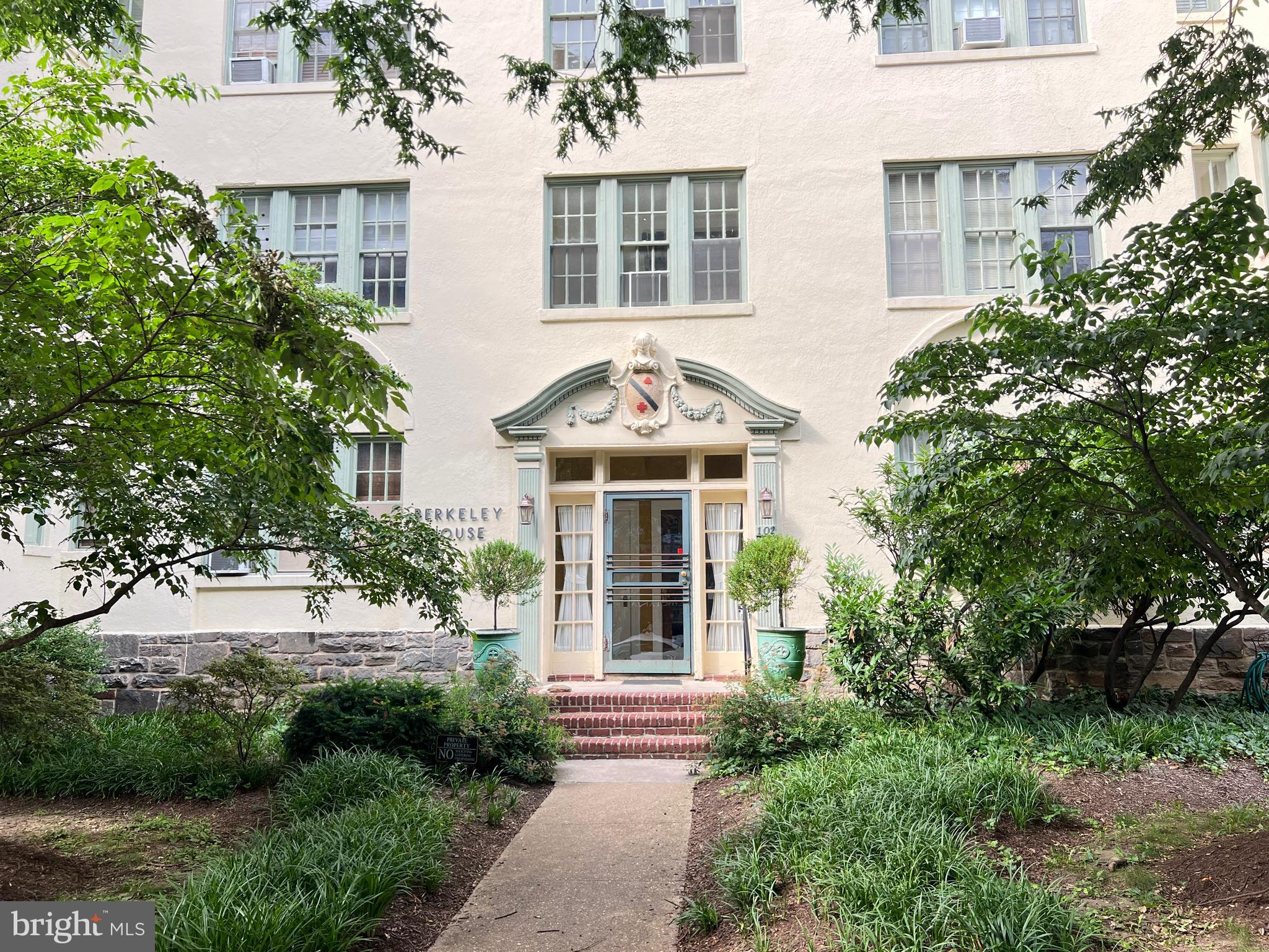 This two bedroom, two full bathroom condo has over 1400 ft.² of space and, facing southwest, is bathed in the most epic light from the magnificent windows! Conveniently located on the first floor, yet well above the ground, this elevator building condo is right in the heart of gorgeous and storied Tuscany/Canterbury, close to Johns Hopkins University, One World Café, The Ambassador Dining Room, Hampden and so many other cool spots in the area. The gorgeous hardwood floors run throughout the entire unit and, along with the stately archways, provide a character-filled experience that newer condos simply can't offer. The three main rooms, consisting of the living room, the dining room and a bonus office/family room are pretty and spacious, partly borne out of the tall, 9 foot ceilings, and can be easily equipped with your comfy furniture. The updated kitchen has stainless steel appliances as well as a sleek range hood, this being perfect for controlling cooking smells. A washer and dryer in the unit is super convenient versus a common area, coin-encumbered laundry experience. The unit conveys with two parking spaces (one car garage) and a basement storage area. Check out the cute garden area behind the building that is wonderful for coffee or cocktails. Heat included. Fireplace is decorative and is as is.