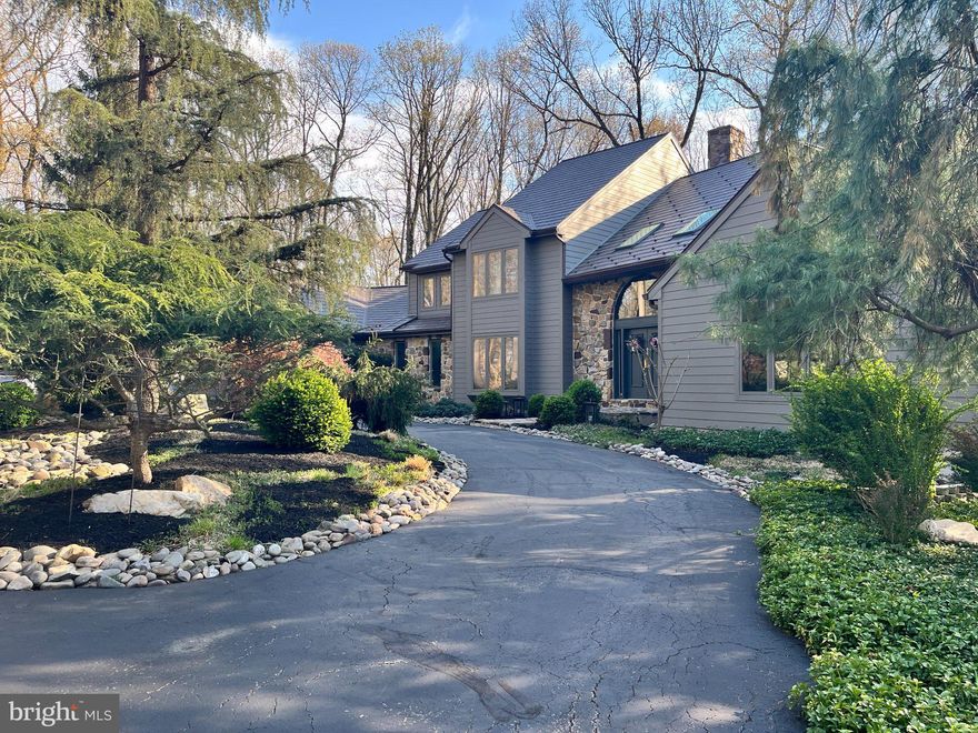 Looking for an Oasis of Beauty and Seclusion?  Here it is.  A custom home on eight scenic acres that backs up to Harmony Hill Preserve with walking trails right outside your door.  This home will captivate your senses.  The only sounds you will hear will be those from a myriad of birds.  Thoughtfully designed and lovingly cared for by the current owners enhances this home as  “A must see”.  Located about 13 minutes from West Chester Borough and 8 minutes to Downingtown Borough Makes it extremely convenient. And, don't get confused with the  Downingtown Post Office because it is West Chester Schools.  The Circular drive at the entrance is exquisitely landscaped.  Double doors take you inside to a welcoming entry with slate floor and  magnificent 2 story view of nature. Two-Story Great Room features a, double-sided natural gas stone fireplace off to the side between Great Room and Dining Area.  To the left of the entry is a cozy study, then spacious Laundry Center with closet, then entrance to 3 car garage.  The kitchen with large center island and newer granite countertop is adjacent to the Dining Area features a huge walk-in pantry, solid oak cabinets, breakfast area and entrance to wonderful screened porch sunroom.  Then to the right of the entry is a primary bedroom suite with his/her closets, skylight, full bath with heated towel racks, jetted tub,spiral stairs to loft area on second level.
The second level features a bedroom suite with full bath that could be a second primary bedroom, two other bedrooms and hall bath and hall cedar closet.  The lower level features large recreation room with a wood burning fireplace with stone mantel, a full bath, a large craft room, an exercise room, a woodworking room and plenty of storage.  A special feature are stairs from the basement to the 3 car garage making it easy to store tools in both basement and garage.
The home features 3 zoned natural gas heat and 2 zone air conditioning.  Additional special features of the home are:  Central Vac, Intercom, Alarm System, Tankless Water Heater, Newer Radon System, The roof was replaced in 2014 is a steel metal lifetime roof with slate look that should never need to be replaced, All Exterior Siding was replaced in 2014 with James Hardie fiber cement siding, all of the skylights were replaced in 2023, the Main level HVAC replaced in 2023, the second floor HVAC replaced in 2018, lower level heater replaced in 2021, deck replaced in 2014, also added water softener system in 2024. With $300,000 worth of upgrades all that needs to be done is to add your personal touches. Low Taxes too. Just a perfectly designed home for all needs and ages.
And for hunting advocates, you can hunt on your very own property.
A “Very” Rare Find!  Make your appointment today.