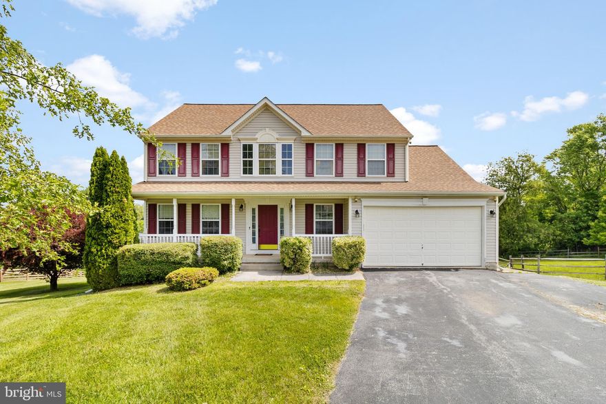 Less than 1 mile from the Potomac River! This 4 bedroom home offers an additional 2 rooms in the finished basement that has closets so it could easily be used for a 5th and 6th bedroom. Quiet neighborhood, within 10 minutes to I-81. Located in River Hills and offers about 3,708 finished square feet of living space with a back deck, patio, hot tub and tree lined 1+ acre yard. The master bedroom features a walk-in closet and attached bathroom with a corner/garden soaking tub, double sinks, standing shower and a private toilet. Large eat-in kitchen with breakfast room and open floor plan. You can access the deck through sliding glass doors in the breakfast room to overlook the backyard and trees, or you can exit the basement to access the hot tub and patio on the ground level. The roof is only 7 years old and is 30 year shingles.  Spring Mills School District.