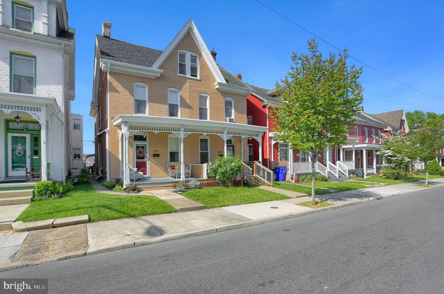 Beautifully renovated in 2017 this 1/2 duplex  boasts a new gas fired 3.5 ton HVAC unit, 100% plumbing replaced/updated, 95% wiring replaced/updated, refinished kitchen cabinets w/ new countertops, stainless appliances, new flooring throughout, custom lighting, covered carport/off-street parking w/ alley access, new brick patio & newer windows. 1472 sq ft + an additional 700 in the newly finished attic/4th bdrm.  Dry basement for storage.  Main floor laundry.  All appliances convey with the sale. This home is very well maintained.  Located near Fairgrounds Park and connecting trail to Pangborn Park.