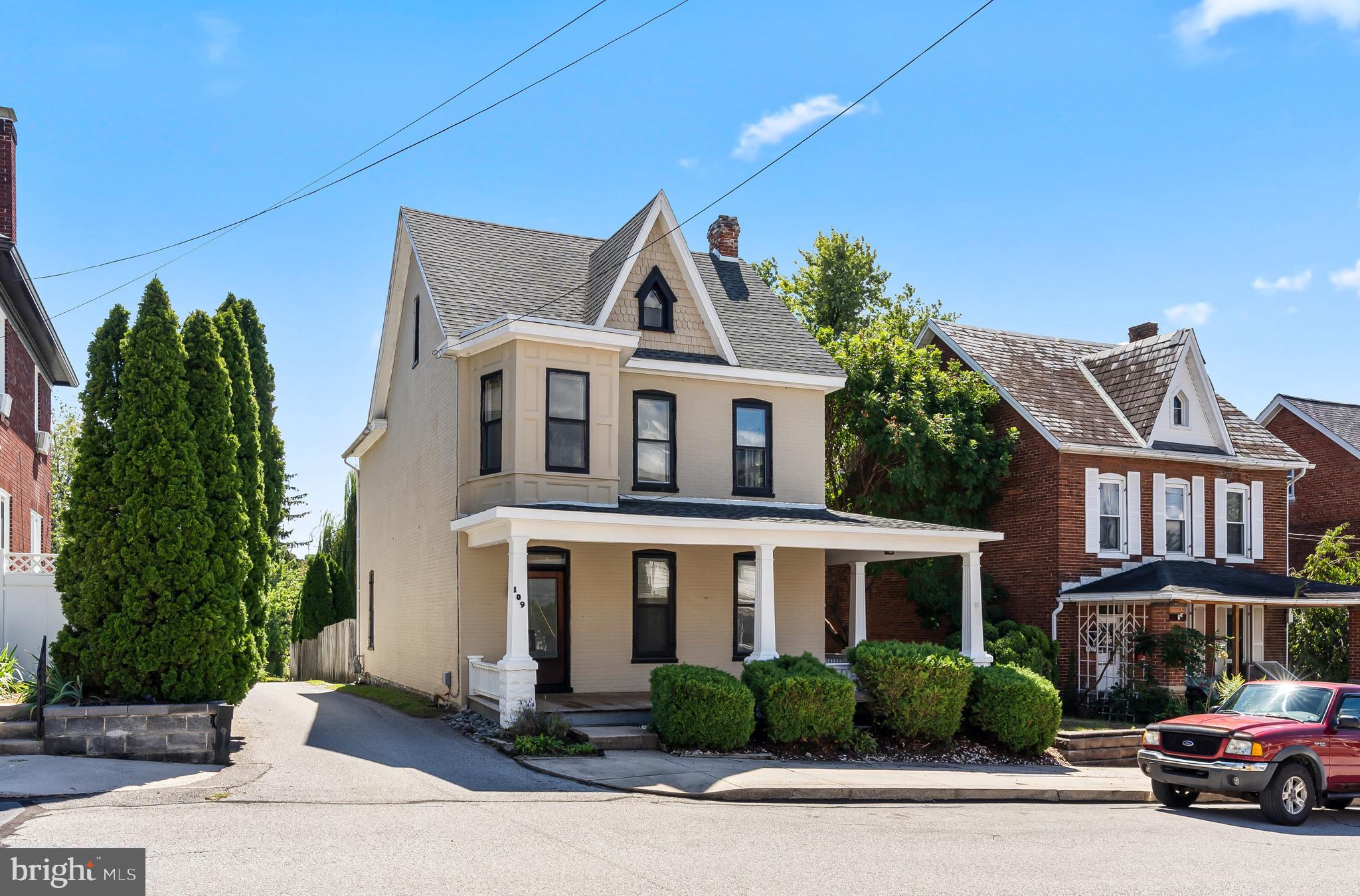 Wonderful Move-In Ready Colonial in the Quaint town of Waynesboro Offering 4 Bedrooms and 2 Full Baths. Beautiful Wrap Around Porch, Hardwood Floors, 2nd Floor Laundry, Updated Kitchen and Upper Bath. Large Deck Overlooking the Private Rear Yard and a 2 Car Garage off of the Alley.