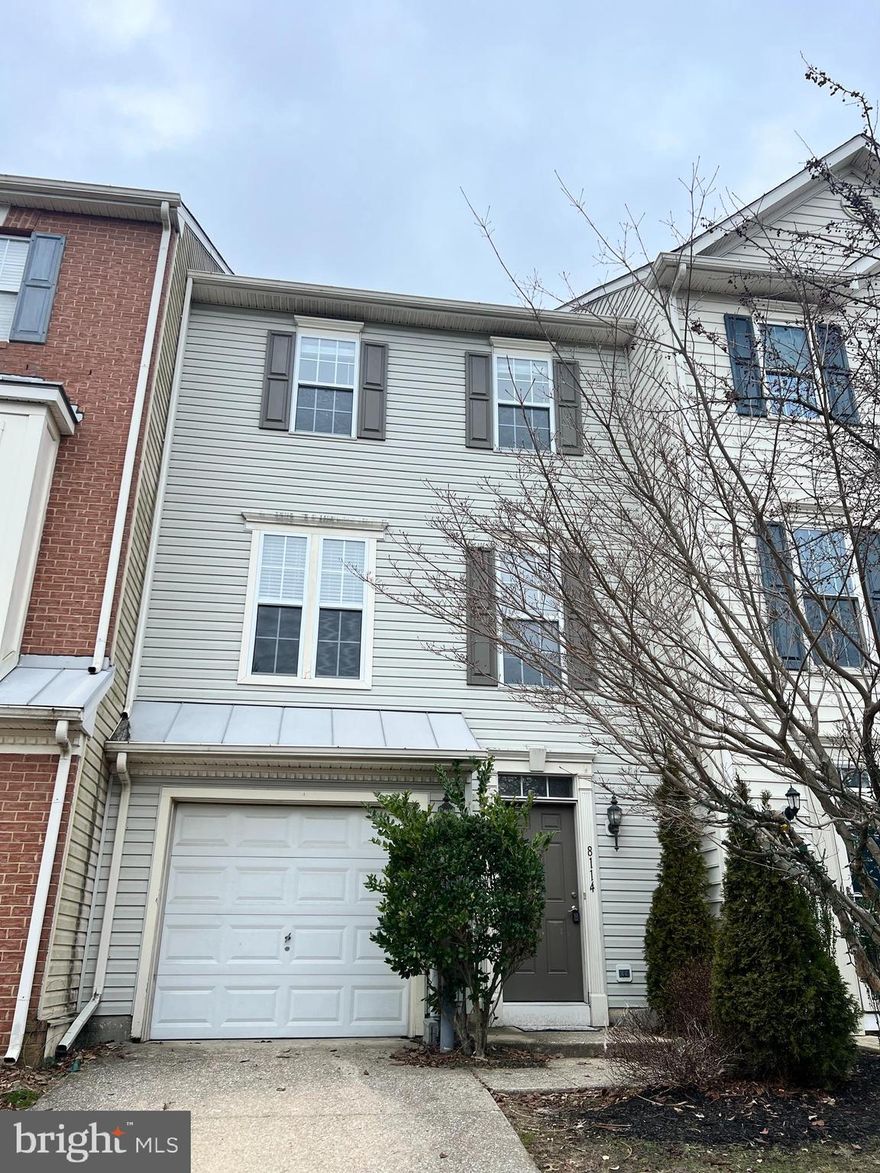 Attractive 3-bed, 2.5 bath townhome available in desired Farmington Village!  New paint, carpet, and vinyl plank flooring.  Open floor plan on spacious living level gives you options:  living/dining area or two sitting areas. Eat-in kitchen is complete with granite peninsula, stainless steel appliances, gas range and sliding door which leads out to deck.  All bedrooms and full baths are situated on upper level. Primary bedroom has private ensuite bath and walk-in closet, while a linen closet is conveniently located in hall. 
Lower level consists of another spacious family area, ample storage closet, half-bath, utility room and laundry with newer Maytag washer/dryer.  Amenities include pool, tennis courts, and two playgrounds.   Conveniently located near Shopping, BWI/UM Baltimore-Washington Hospital Center and major routes-100, 10, 695 and 97. The tenant is responsible for all utilities, lawn care, cleaning gutters, and minor interior maintenance.  Tenant Requirements: $84,000+ gross annual salary, 650+ credit scores, 5-year work and rental history, financial and criminal background check.  No pets.