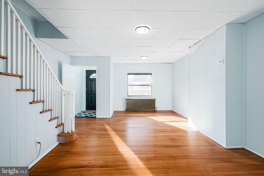 Supersized South Philly row home in a super convenient location. Located within minutes of the Broad Street subway, Upenn, Center City and great dining and entertainment spots like South Philly Tap Room, Hardena, Second District Brewing, Stina, Cafe y Chocloate, Pesto, and the entire East Passyunk Ave shopping district. This recently renovated home features a large living room featuring hardwood floors that flow seamlessly into the dining area and kitchen. The well-appointed kitchen boasts ample cabinetry and counterspace along with stainless steel appliances. Beyond the kitchen, you'll find a convenient laundry room with full size side by side washer and dryer, and rear yard. The second floor offers three nicely sized bedrooms with ample closet space and a full bathroom complete with tile flooring and walk in shower. The third floor offers two additional bedrooms, perfect for extra living space or a home office. The basement includes the second bathroom and provides extra space for all your storage needs. Make your appointment today. You will not be disappointed.