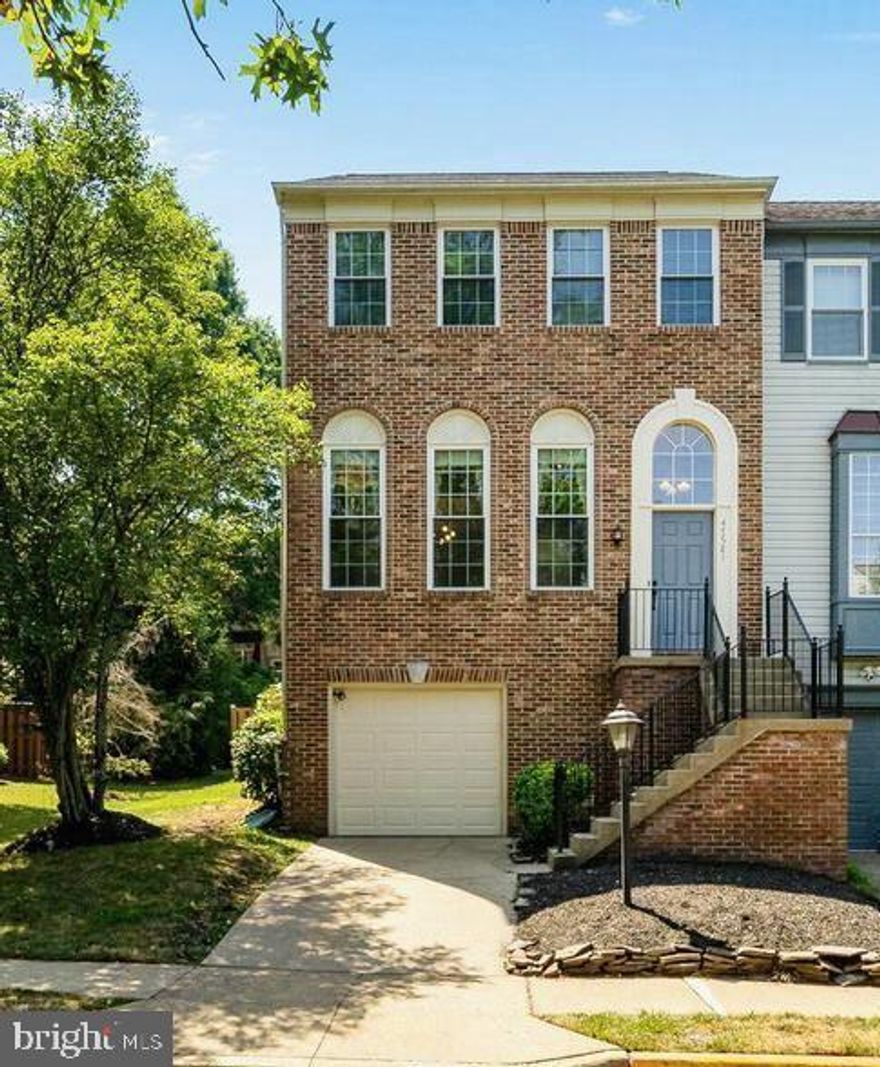 Step into this exquisite corner unit that offers three levels of luxurious living. The main level features a bright, open floor plan with an oversized living/dining room, high ceilings, large windows, and elegant design. The chef's kitchen is a dream, with abundant counter space, cabinets, a pantry, and brand-new stainless-steel appliances. Adjacent to the kitchen, the cozy family room is perfect for unwinding, while the spacious deck is an ideal setting for outdoor entertaining.

On the upper level, the generous primary suite includes a private sitting area, a walk-in closet, and a spa-like bath with a dual vanity, soaking tub, large shower, and a separate water closet. Two spacious secondary bedrooms are conveniently located near the newly installed washer and dryer.

The lower level is a versatile space with a recreation room, a closet, a full bath, and a cozy gas fireplace, providing endless possibilities for use. This level also opens to a private backyard oasis, complete with a Trex deck, patio, and fully fenced yard. Additional features include recessed lighting, ceiling fans, and a garage with ample storage space.

Residents enjoy access to all the amenities of the Cascades Association, including community centers, swimming pools, tennis courts, tot lots, a fitness center, an extensive trail network, and a soccer field. Commuters will appreciate the easy access to Fairfax County Parkway, Route 7, Route 28, Reston, Herndon, Reston Metro Station, Lowes Island shopping center bus stop, and Dulles International Airport. The home is also conveniently located near Algonkian Regional Park, offering golf, camping, trails, and Potomac River access, as well as Trump National Country Club.

This home truly combines comfort, style, and convenience for the modern lifestyle.