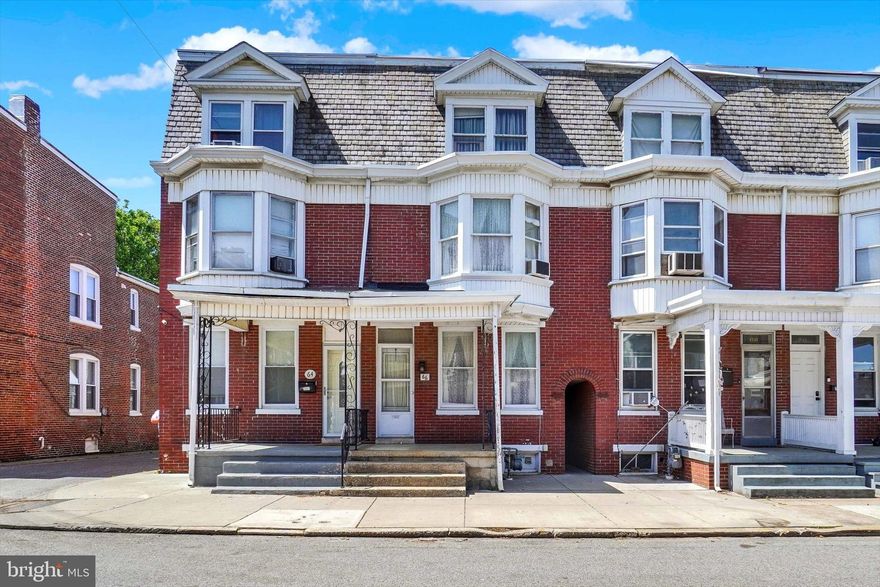 Welcome to 66 North Tremont!  Discover the charm of this 4-bedroom home located in York City's East End. 
 The home boasts four generously sized bedrooms, each filled with natural light and offering ample space for rest and privacy.  Whether you need an extra room for family, guests, or a home office, this property has you covered with a third floor bonus room.  The roof was replaced in 2020 as was the boiler in 2022.  Two off street parking spaces in the rear of the property.  Enjoy the convenience of nearby shops, restaurants and Allen Field & Park.