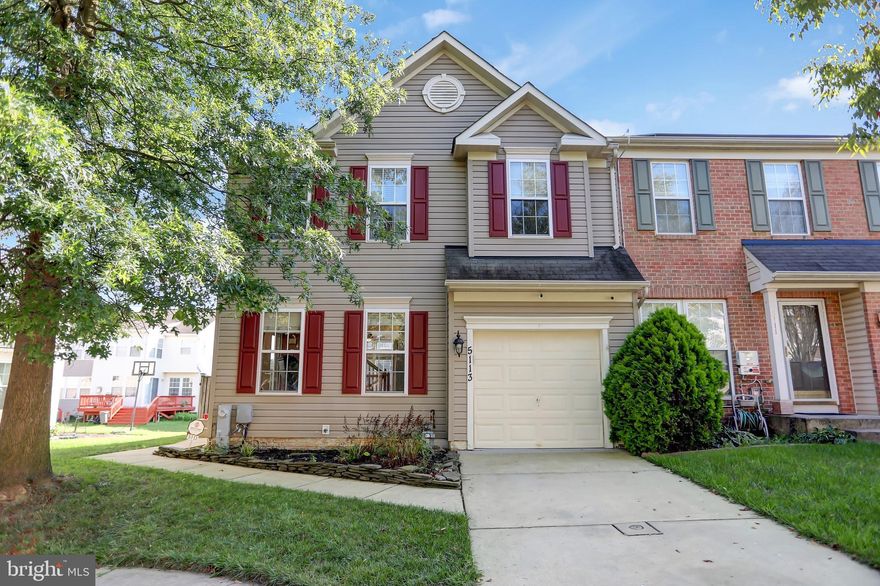 End of group 3 bed 2.5 bath  garage townhome in Owings Mills.  Centrally located to shops, restaurants and metro station.  Updated large eat in kitchen with  granite counters and island. Stainless appliances and beautiful blacksplash. kitchen is very bright with lots of windows and a large eat in space.  Door off of the kitchen leads to a deck and fenced yard with a pergola.   Laundry/ mud room is off of the kitchen leading into the garage. Living room with wood floors nice and open.  Large master suite with vaulted ceilings, extra large master closet and bathroom with tub and shower.  Lower level offers another full living are. Ceiling fans throughout the home make this home very comfortable.