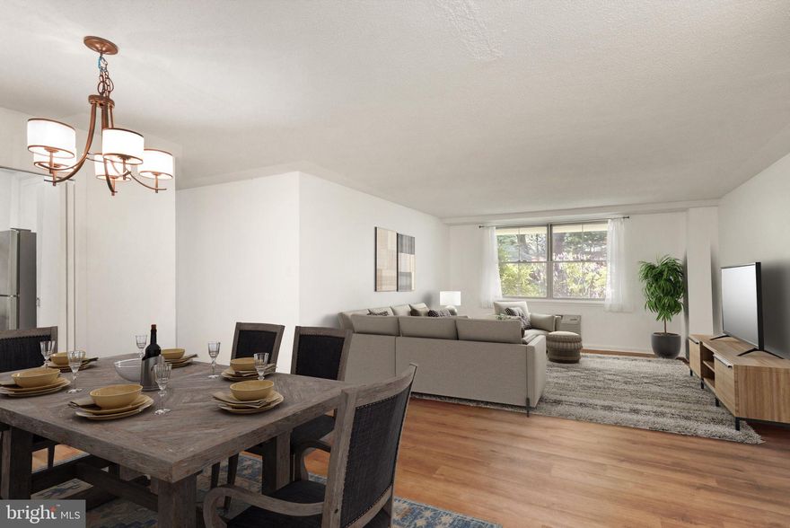 Welcome to a quiet retreat at 2030 North Adams Street, Unit 303, Arlington, VA. This charming 962-square-foot residence has been recently renovated in a well-maintained, low-rise building. All utilities are included in the condo fee!
The home features two bedrooms and one and a half bathrooms. The owners have made thoughtful upgrades like all-new LVP flooring, a new kitchen, updated bathroom vanities and fresh paint. The kitchen has been beautifully updated with new cabinets and countertops, and flows directly into the dining and living area.
Additional conveniences include laundry facilities within the building, an efficient elevator, pool and a security system ensuring peace of mind. For storage solutions, private and common storage options are available, along with assigned parking in the garage. 
Don't miss the opportunity to call this beautifully renovated space your new home!