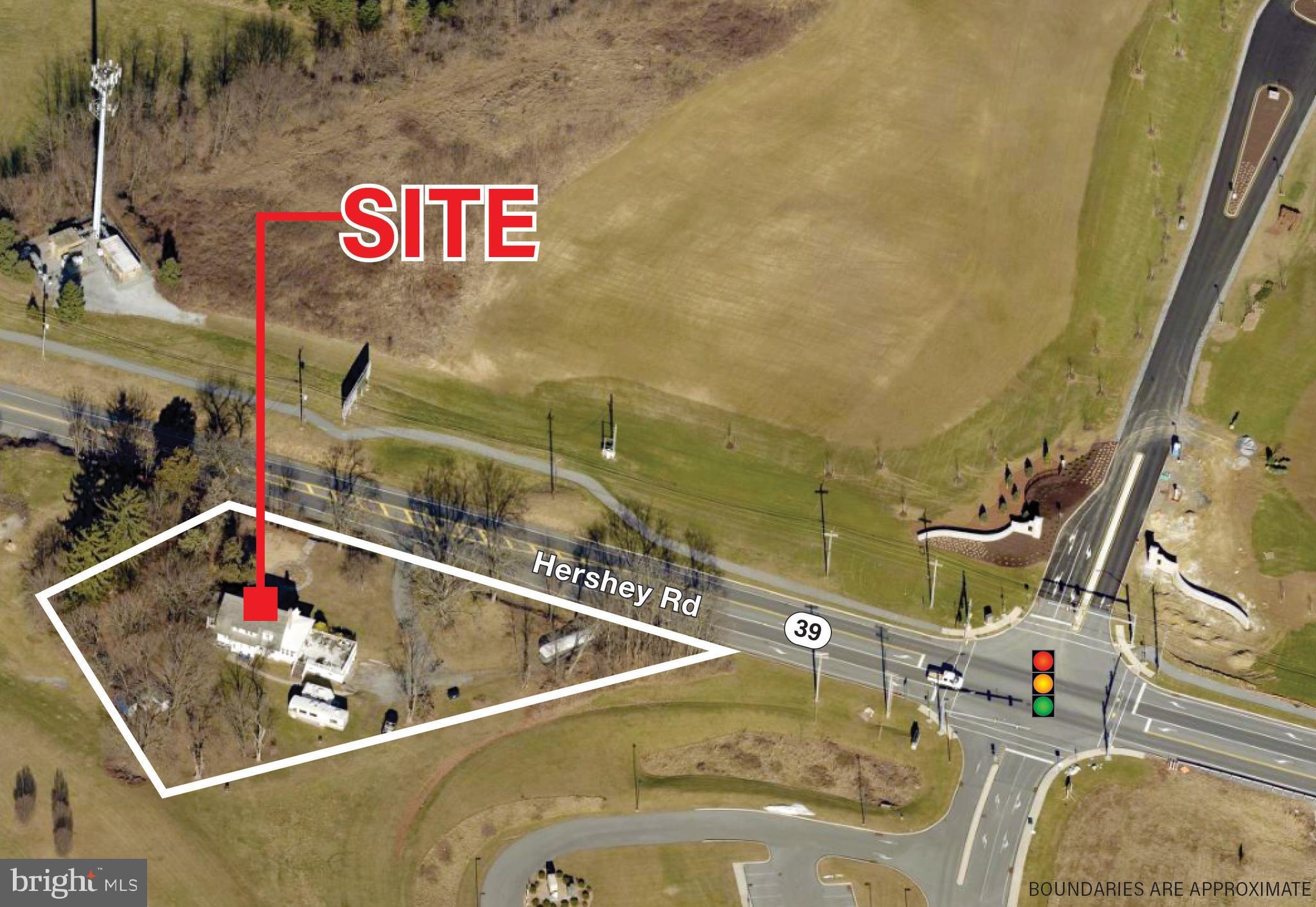1.05 acre property, 1.2 miles from Hershey Park/ Giant Arena. Prime location for dvelopment. Old vacant house on property. Please do not enter house. Commercial Highway zoning allows for many retail and business service type uses.