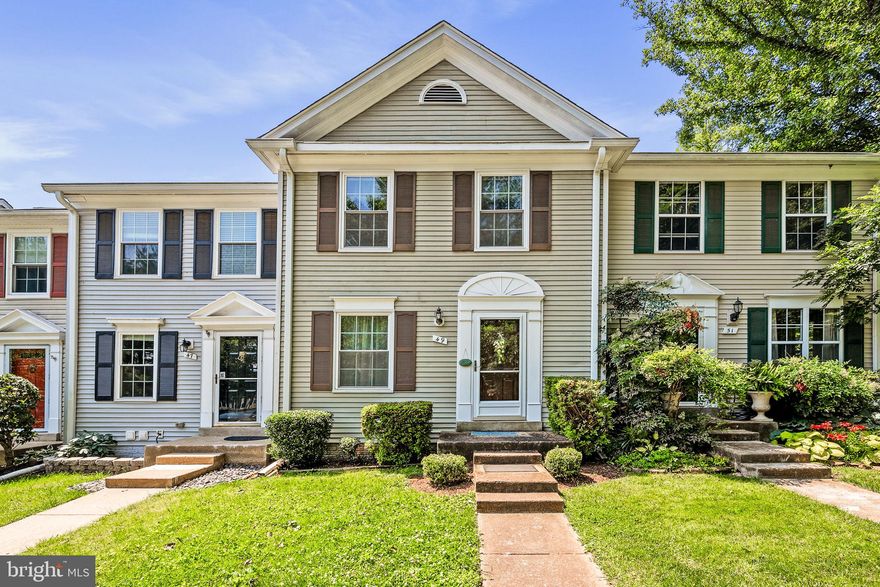 Welcome to 49 Huntley Court – A Hidden Gem in the Heart of Sterling! Great Price, Great Location!
Back on the Market, buyer did not close! now is your chance!

Tucked away on a peaceful cul-de-sac in the desirable Countryside community, this charming townhome offers the perfect blend of comfort, convenience, and value. Featuring 3 bedrooms and 2 bathrooms, this well-maintained home delivers bright and airy living spaces, ideal for both everyday living and entertaining.

Step into a spacious main level with a traditional layout, updated flooring, and a welcoming living room that flows seamlessly into the dining area and kitchen. The kitchen boasts ample cabinet space and a cozy breakfast nook overlooking the private backyard—perfect for morning coffee.

Upstairs, you’ll find two generous primary suites and a full hall bath. The lower level offers a finished basement with rec room, an additional bed and bath, as well as extra storage.

Enjoy your own fenced-in backyard oasis with a patio and space for gardening, pets, or play. Two reserved parking spots and nearby visitor parking make life easy.

Home is in outstanding condition, major elements have been replaced. Roof and Siding (2025) Kitchen counters (2022) Furnace (2019) Gutters and Front door (2018) Windows and Sliding door (2013)
Just bring your 2025 decorating ideas! The expensive things are DONE!

Located just minutes from major commuter routes (Route 7, Route 28, and Dulles Toll Road), shopping at Dulles Town Center, restaurants, parks, and top-rated Loudoun County schools, this home is the total package.

Don’t miss your chance to own this beautiful townhome in a quiet neighborhood with everything at your fingertips—schedule your private showing today!