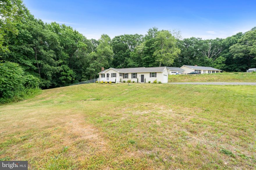 Great location, 3 acres of land, and one level living, all right here in Huntingtown.  This beautiful very well maintained property is ready for you to call it home.  This home has been completely renovated from top to bottom.  New septic system, roof, HVAC, windows, water heater, and more all installed within the last 3 years.  Back yard was recently fenced along with a french drain system installed.  2 car attached garage and a spacious front and rear porch to sit and enjoy your morning coffee while you watch the sun rise.  This is a rare find in this location, so don't miss out on this gem!  Appraisal done June of 2023 and listed well below appraised value.