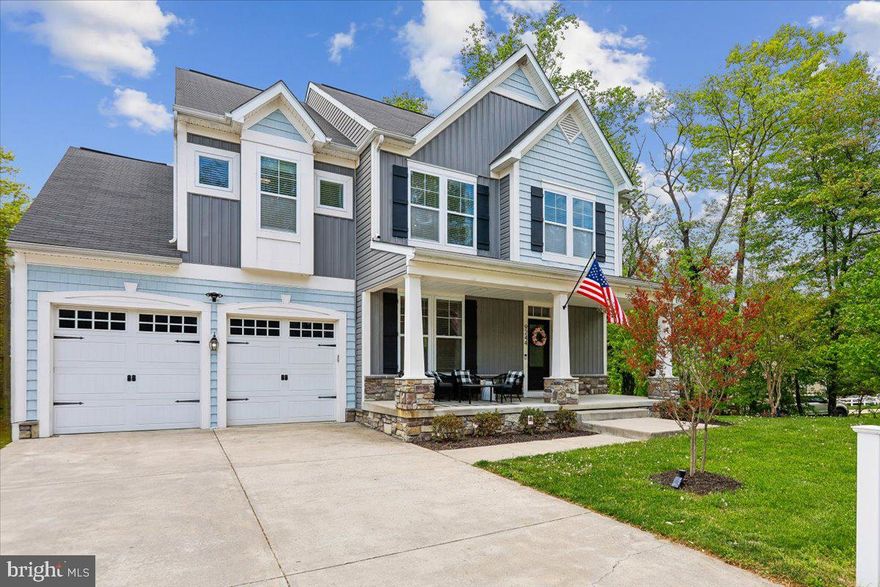 This stunning 5-bedroom, 3 full bath custom home by prestigious Greenspring Homes is truly one of a kind. Known for bringing dream homes to life through award-winning design, Greenspring delivers exceptional craftsmanship throughout this sought-after Roosevelt III Craftsman. This exclusive larger model is the only floor plan with bonus space in the community!
The gourmet kitchen is a showstopper, featuring a large center island, walk-in pantry, granite countertops, and high-end finishes—perfectly designed for both everyday living and entertaining. The open-concept layout flows seamlessly from the kitchen to the spacious family room and out to a large deck, ideal for gatherings.
Inside, you’ll find a beautifully appointed gas fireplace with marble surround, rich wood flooring throughout the main level, and updated modern lighting. The home is filled with natural light, creating a warm and inviting atmosphere.
Situated on a premium lot, the fully fenced backyard offers exceptional outdoor living with a playground, fire pit, and plenty of space for relaxation and privacy.
The finished basement adds even more versatility, featuring a home gym, recreation room, indoor play space with climbing system, and a full bathroom—perfect for today’s flexible lifestyle needs.
Enjoy the feel of like-new construction with unbeatable convenience to Towson, White Marsh, and Interstate 695. Just minutes from shopping, dining, parks, and outdoor recreation, this location truly has it all. Don’t miss your opportunity to make this exceptional home your own!