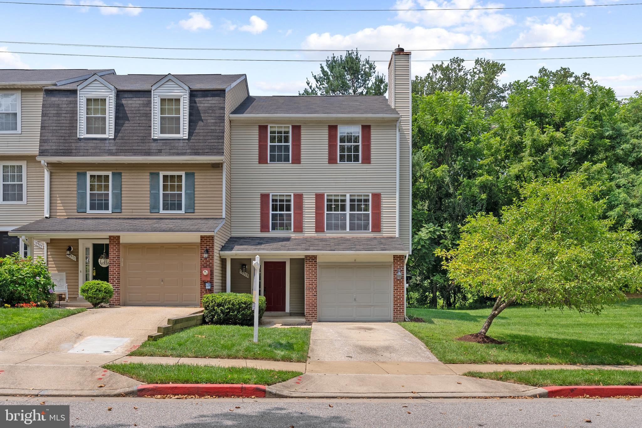 Welcome to 10313 College Sq, Columbia, MD 21044 – a beautifully renovated end-unit townhome offering over 2,000 square feet of stylish, comfortable living space in one of Columbia’s most desirable neighborhoods. Just a short walk to the vibrant Merriweather District, this 3-bedroom, 2.5-bath home backs to serene green space, blending peaceful surroundings with easy access to shops, dining, entertainment, and more. Inside, the main level impresses with gleaming real hardwood floors and an open-concept layout flooded with natural light—thanks to its coveted end-unit position. The brand-new kitchen features modern cabinetry, sleek stainless steel appliances, and fresh quartz countertops. A wood-burning fireplace in the living area invites cozy nights in, while the oversized back deck is perfect for morning coffee, weekend grilling, or simply enjoying the private, tree-lined backdrop. The entire home has been freshly painted throughout and features brand-new upgraded carpet on the upper and lower levels, making it truly move-in ready. Additional highlights include a newer HVAC system for year-round comfort, a garage for convenient parking and storage, and thoughtfully updated finishes throughout.